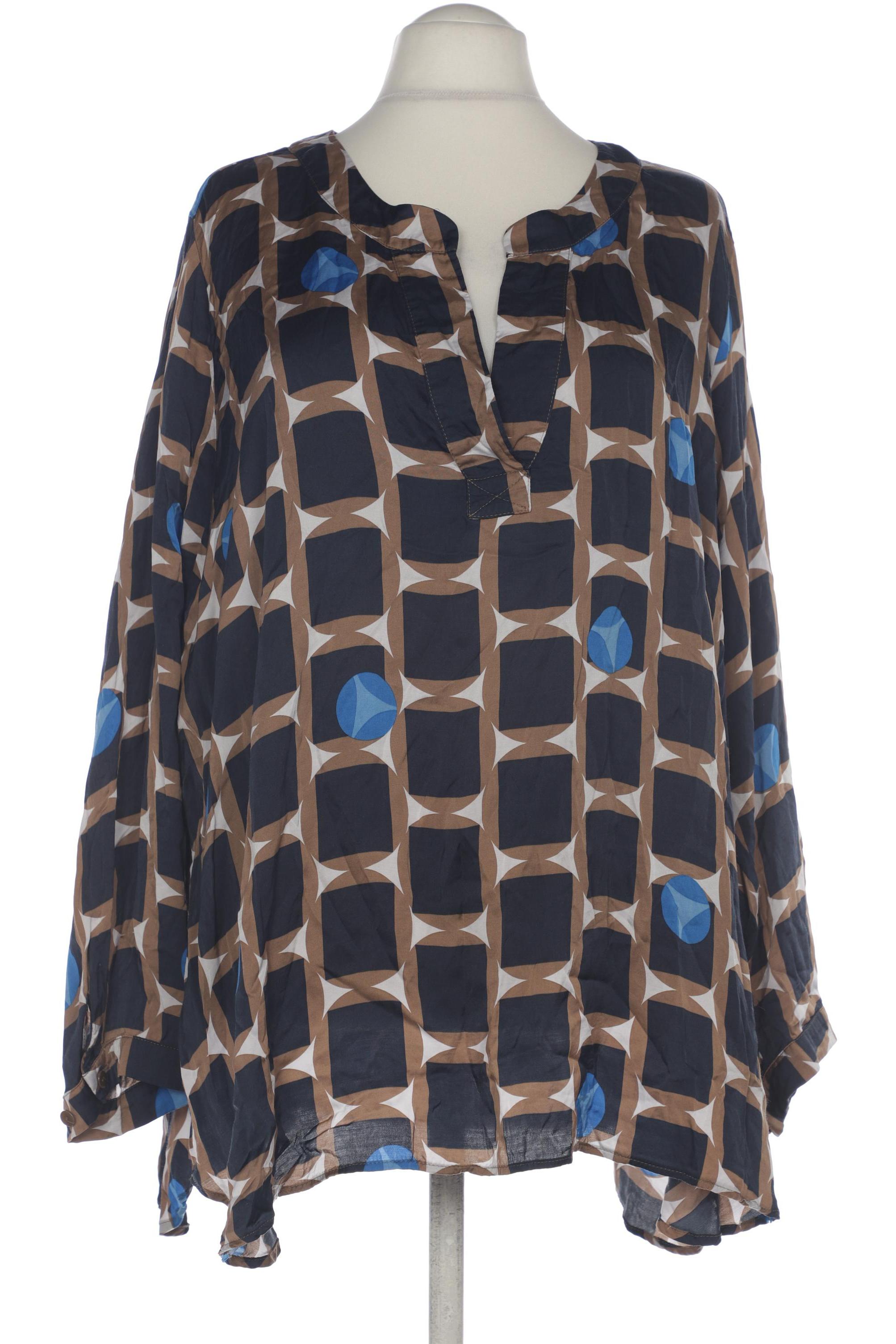 

Selection by Ulla Popken Damen Bluse, marineblau, Gr. 58