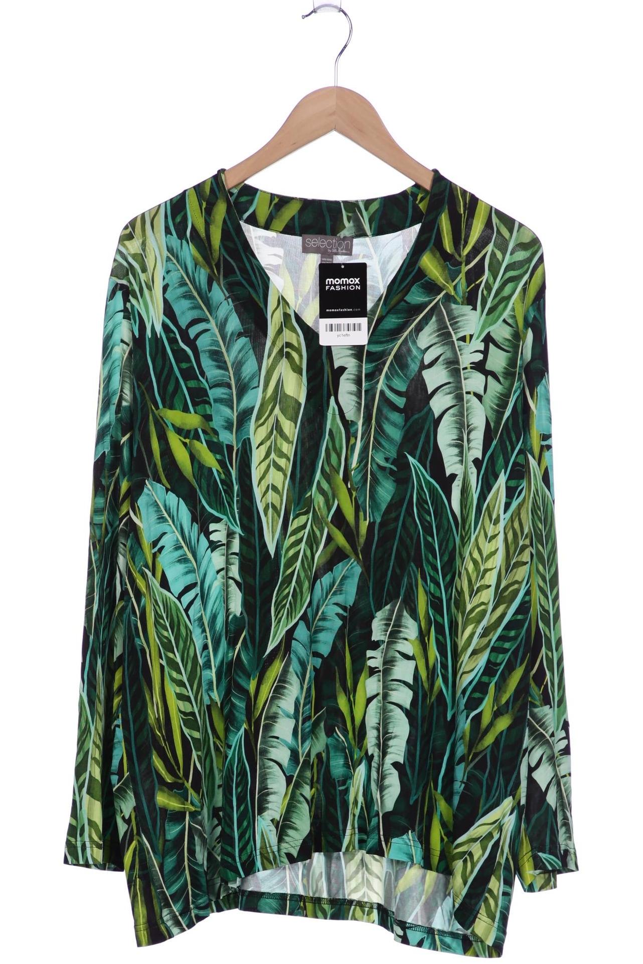 

Selection by Ulla Popken Damen Langarmshirt, grün, Gr. 50