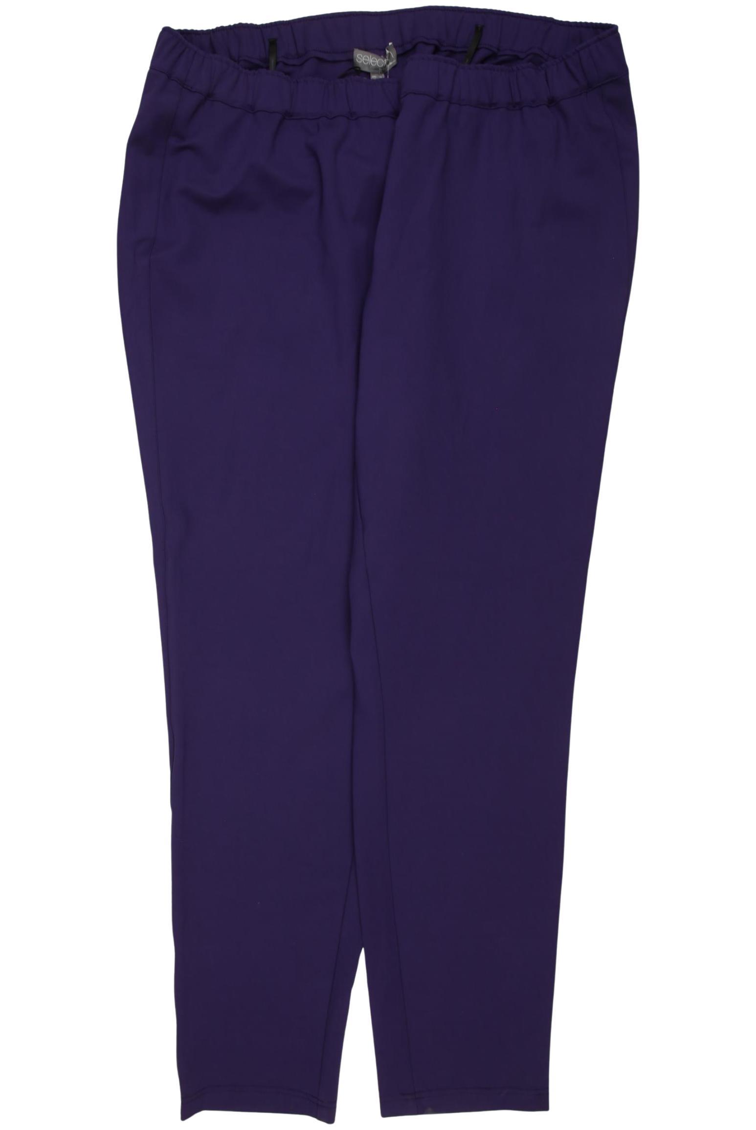 

Selection by Ulla Popken Damen Stoffhose, flieder, Gr. 52