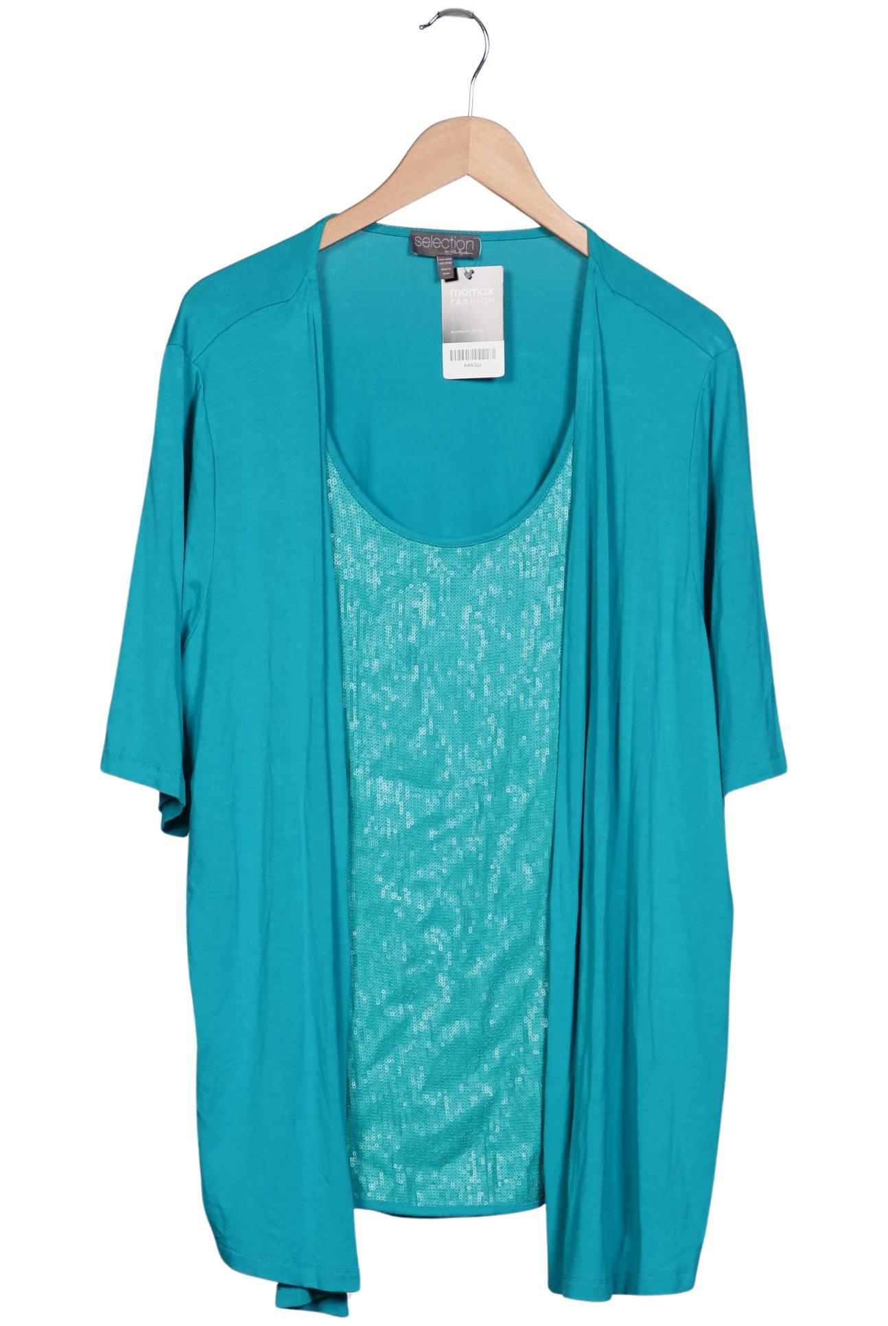 

Selection by Ulla Popken Damen T-Shirt, türkis, Gr. 50