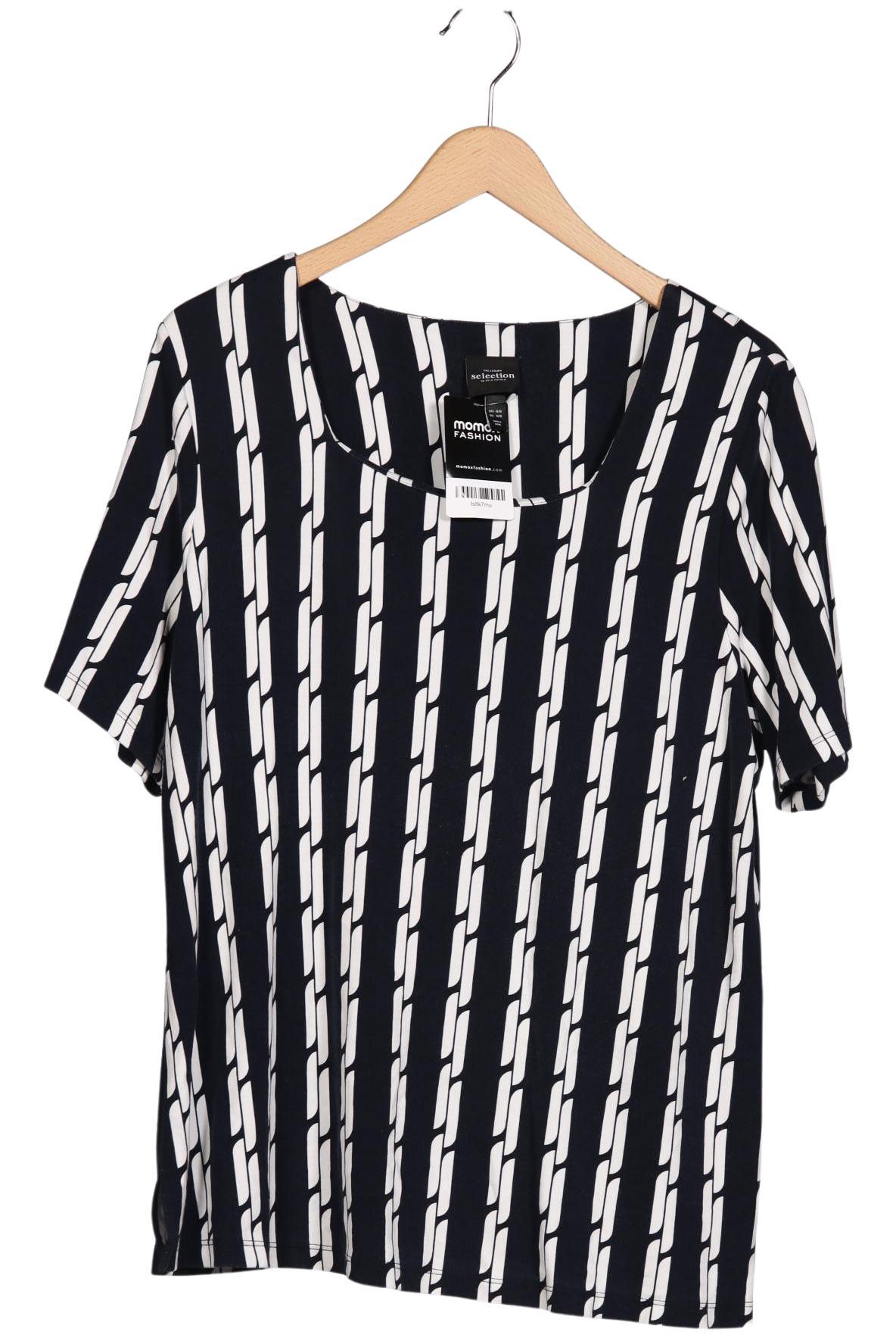 

Selection by Ulla Popken Damen T-Shirt, marineblau, Gr. 46