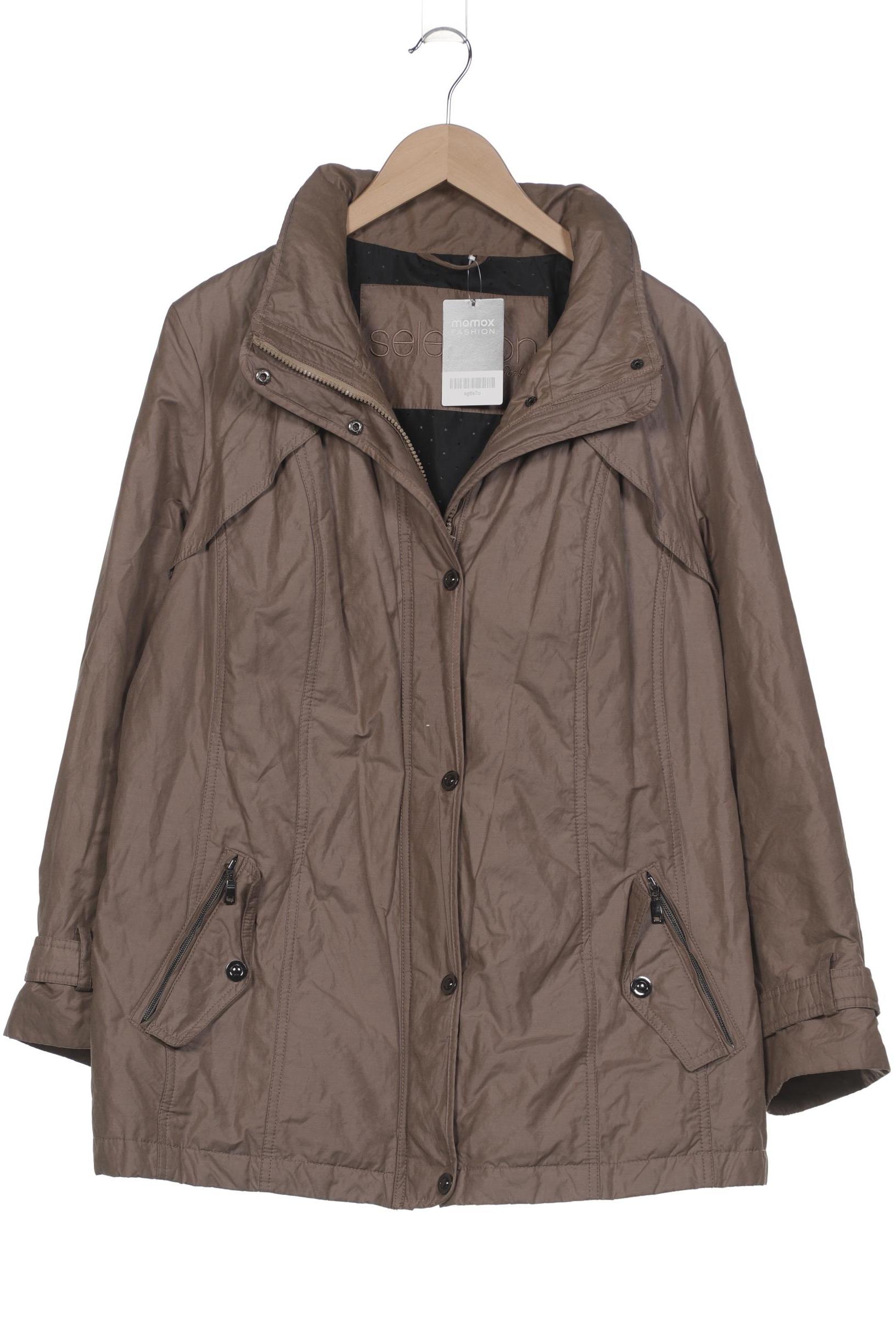 

Selection by Ulla Popken Damen Jacke, braun, Gr. 46