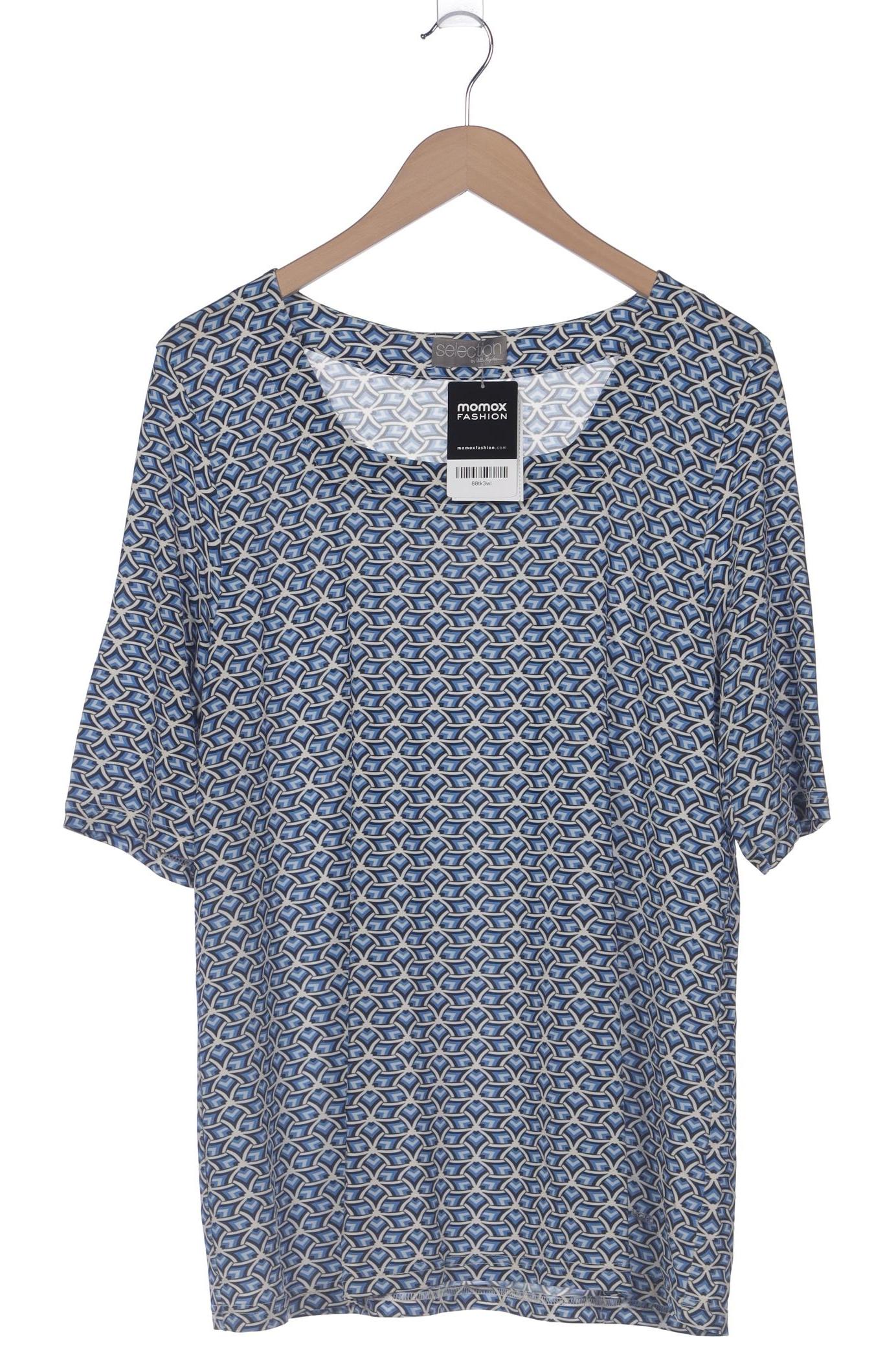 

Selection by Ulla Popken Damen T-Shirt, blau, Gr. 46