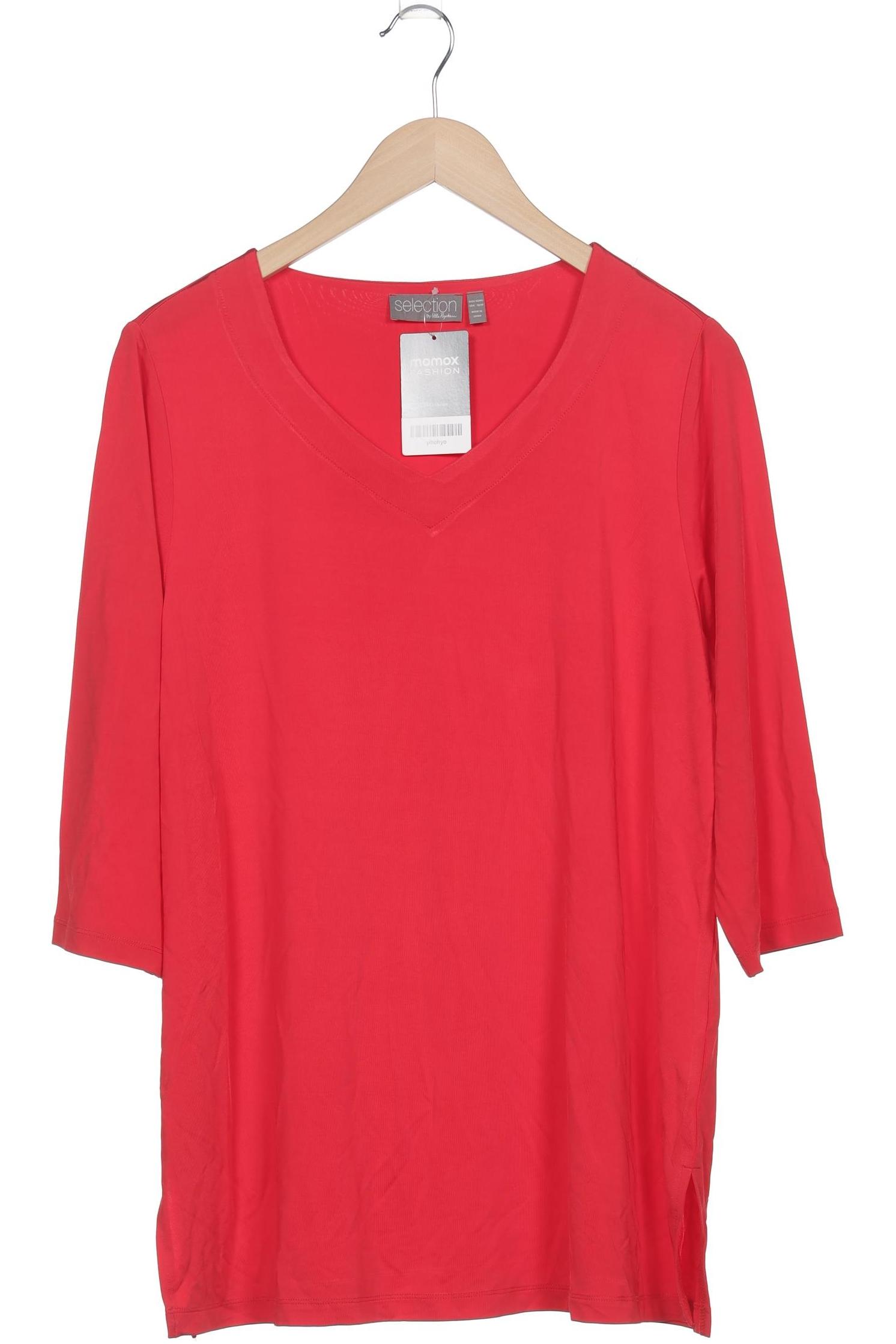 

Selection by Ulla Popken Damen Langarmshirt, rot, Gr. 42