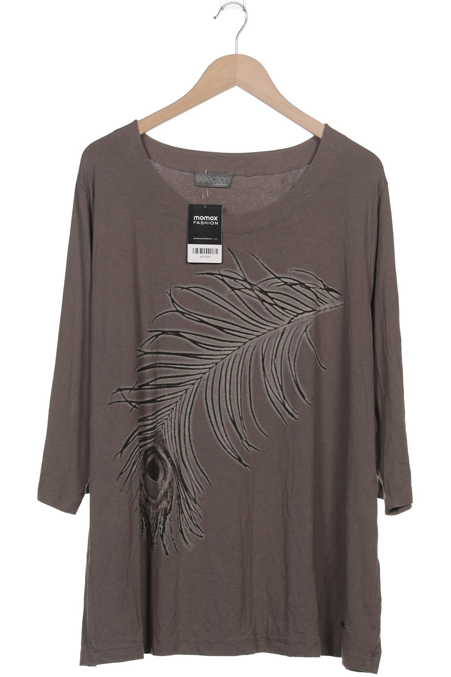 

Selection by Ulla Popken Damen T-Shirt, grau, Gr. 46
