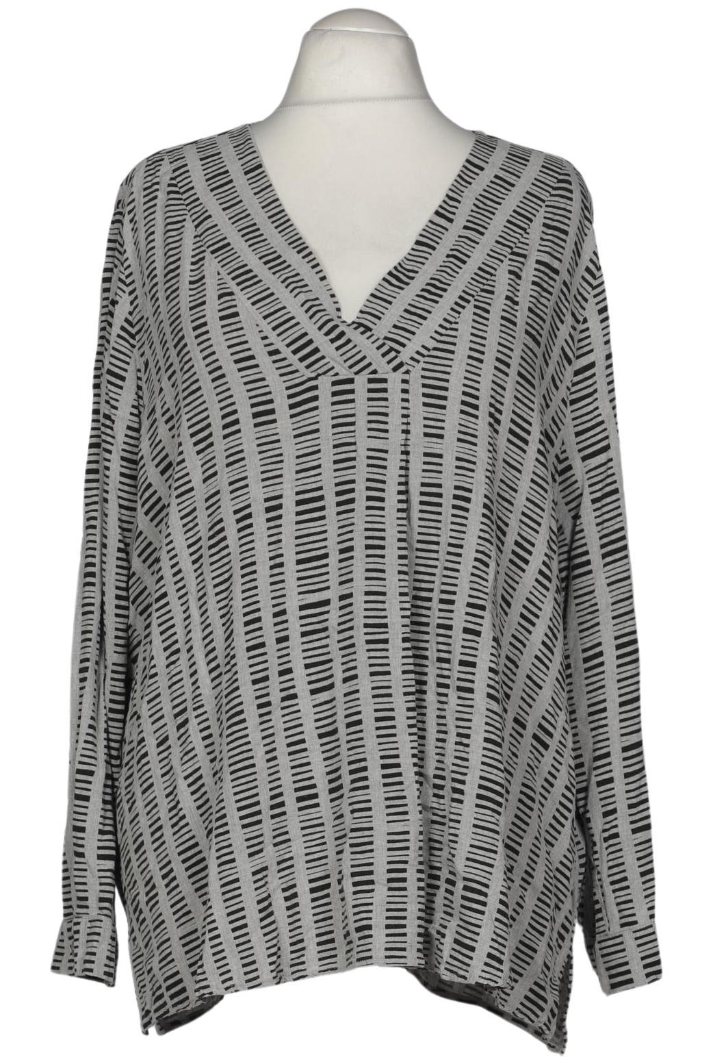 

Selection by Ulla Popken Damen Bluse, grau, Gr. 54