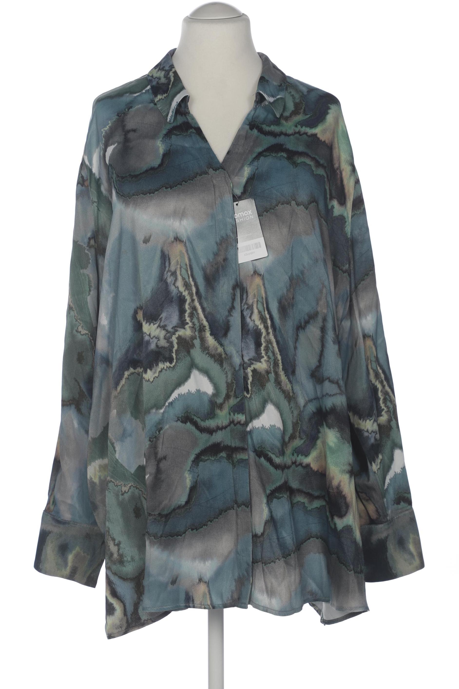 

Selection by Ulla Popken Damen Bluse, blau, Gr. 58