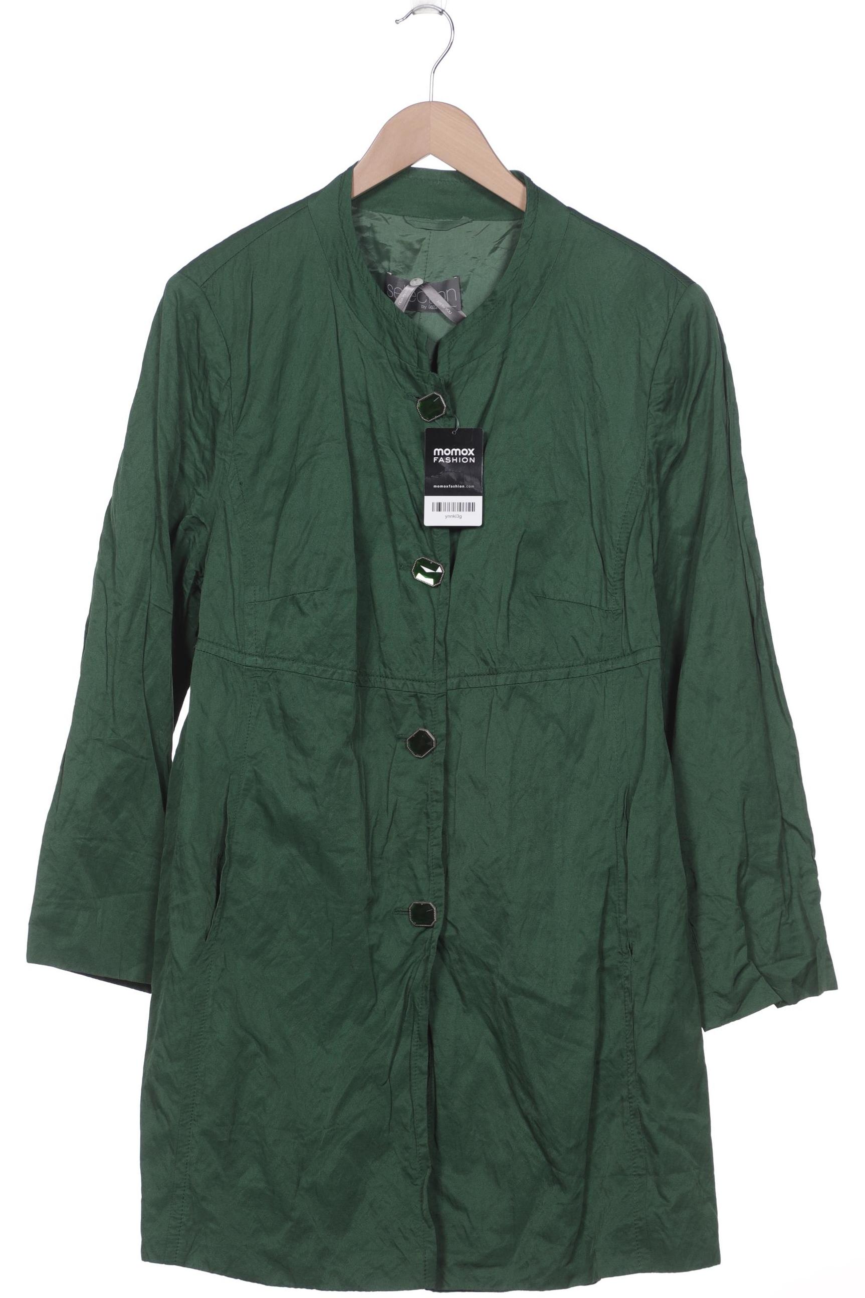 

Selection by Ulla Popken Damen Jacke, grün, Gr. 52