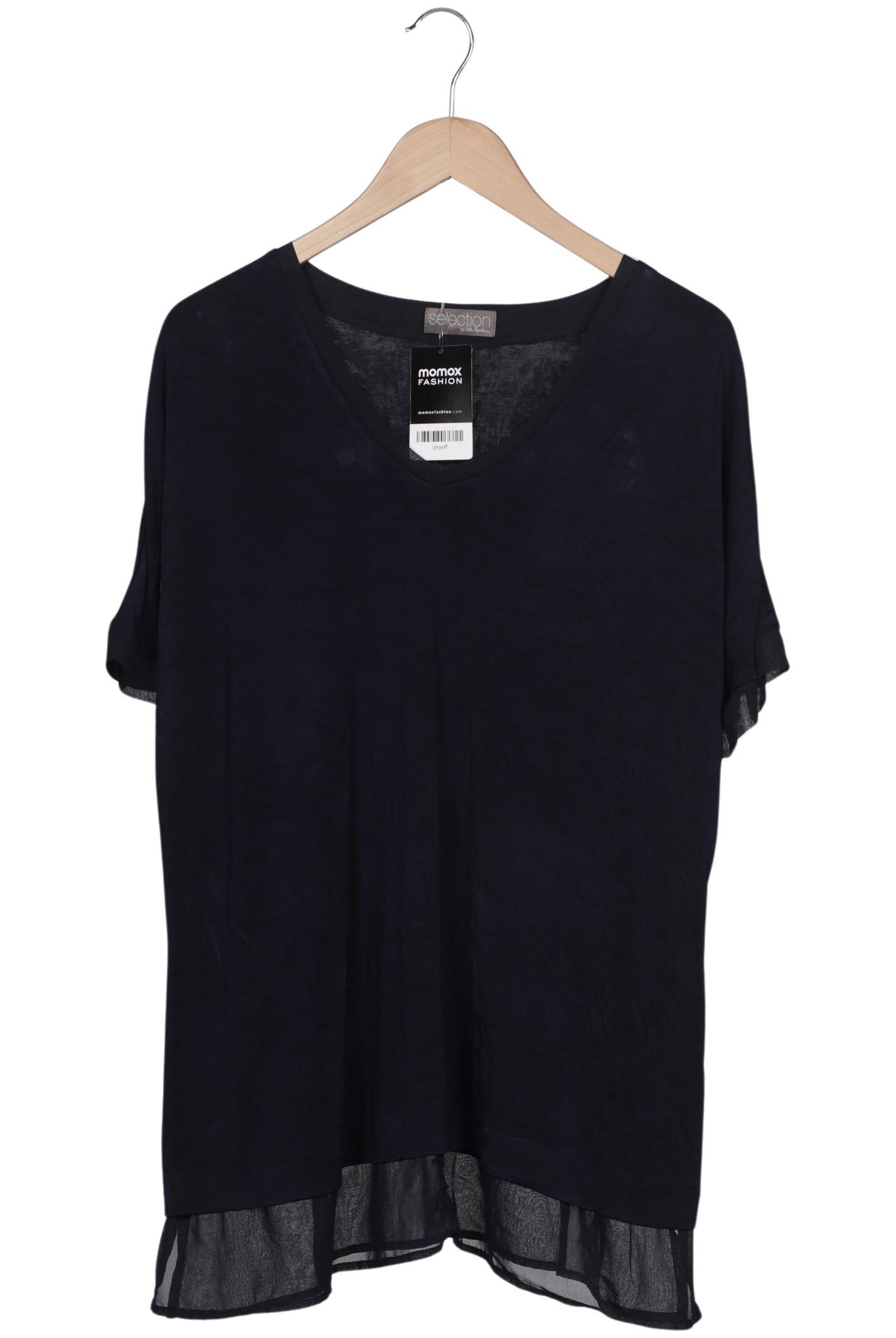 

Selection by Ulla Popken Damen T-Shirt, marineblau, Gr. 46