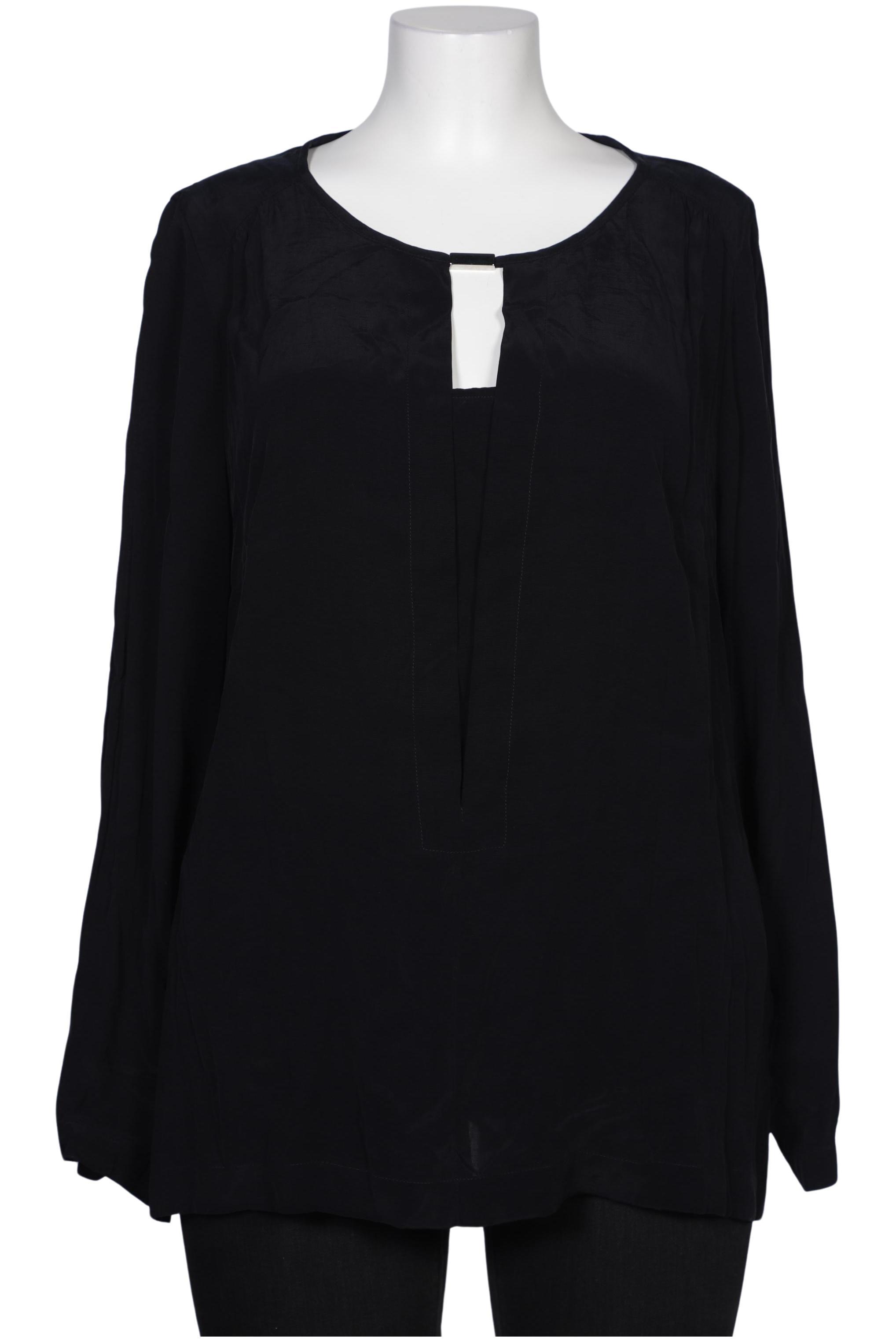 

Selection by Ulla Popken Damen Bluse, marineblau, Gr. 46