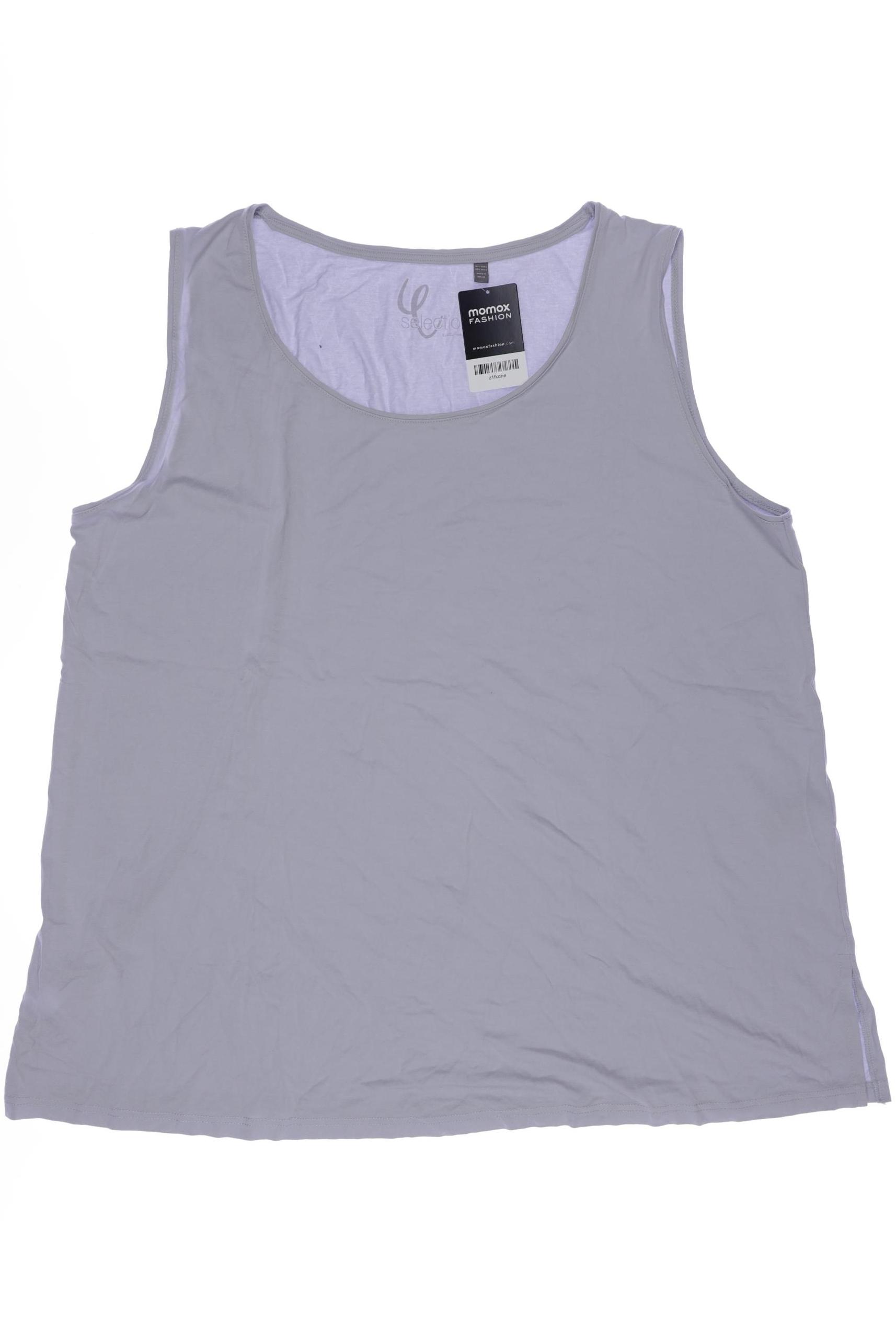 

Selection by Ulla Popken Damen Top, hellblau, Gr. 50