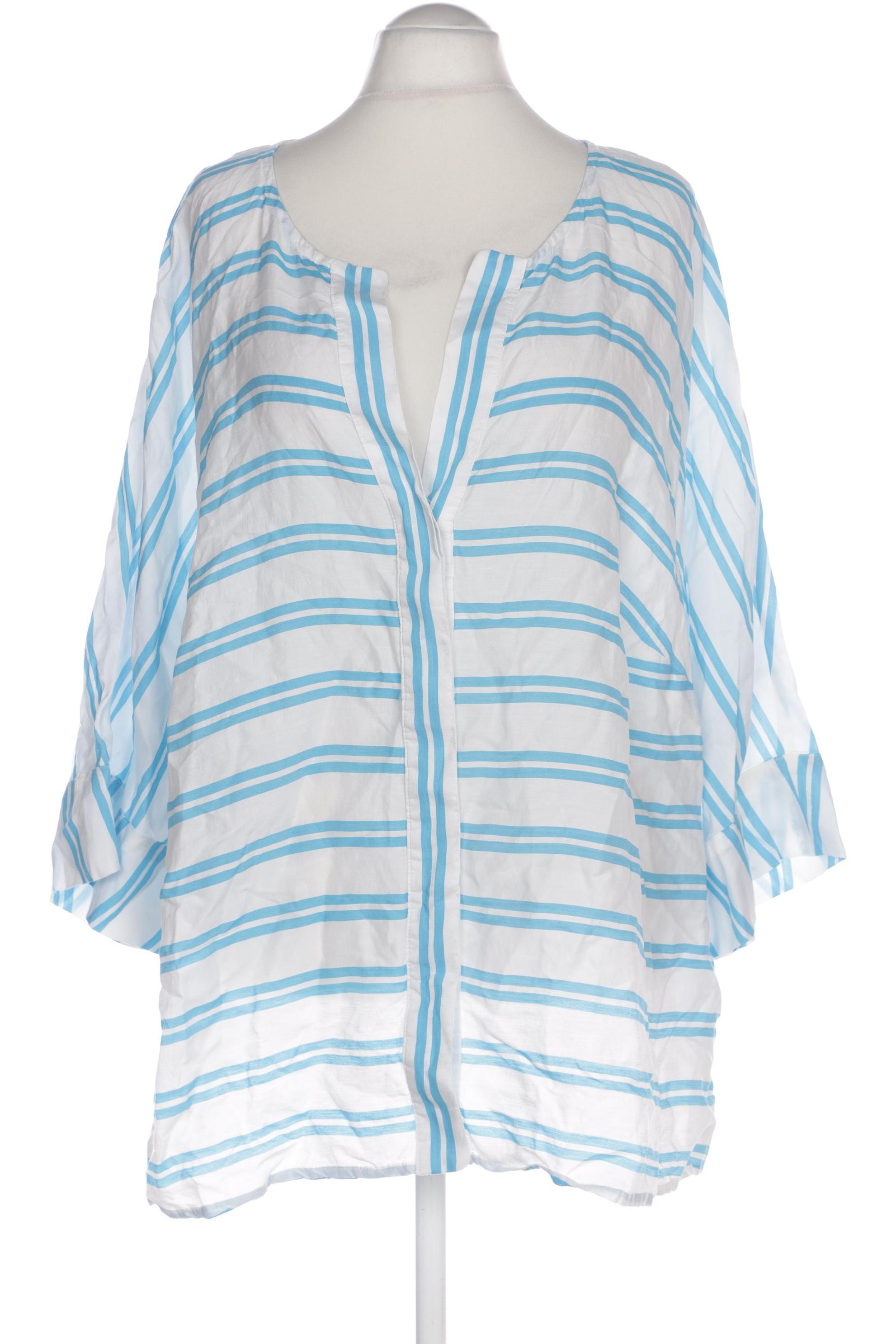 

Selection by Ulla Popken Damen Bluse, blau, Gr. 58