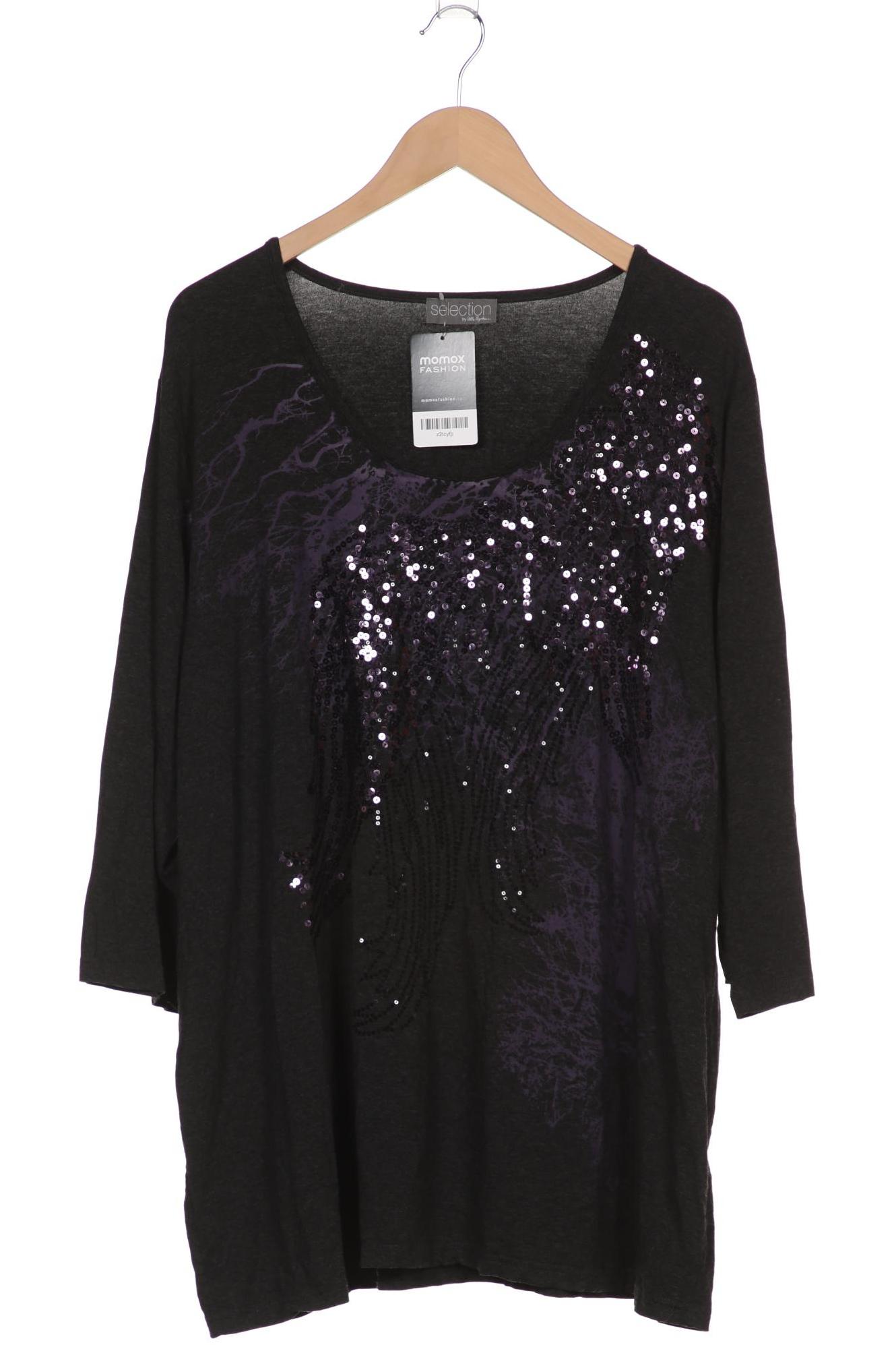

Selection by Ulla Popken Damen Langarmshirt, grau
