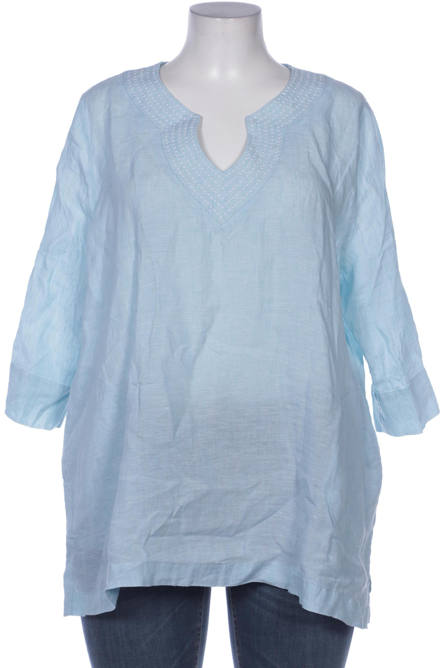 

Selection by Ulla Popken Damen Bluse, hellblau, Gr. 46