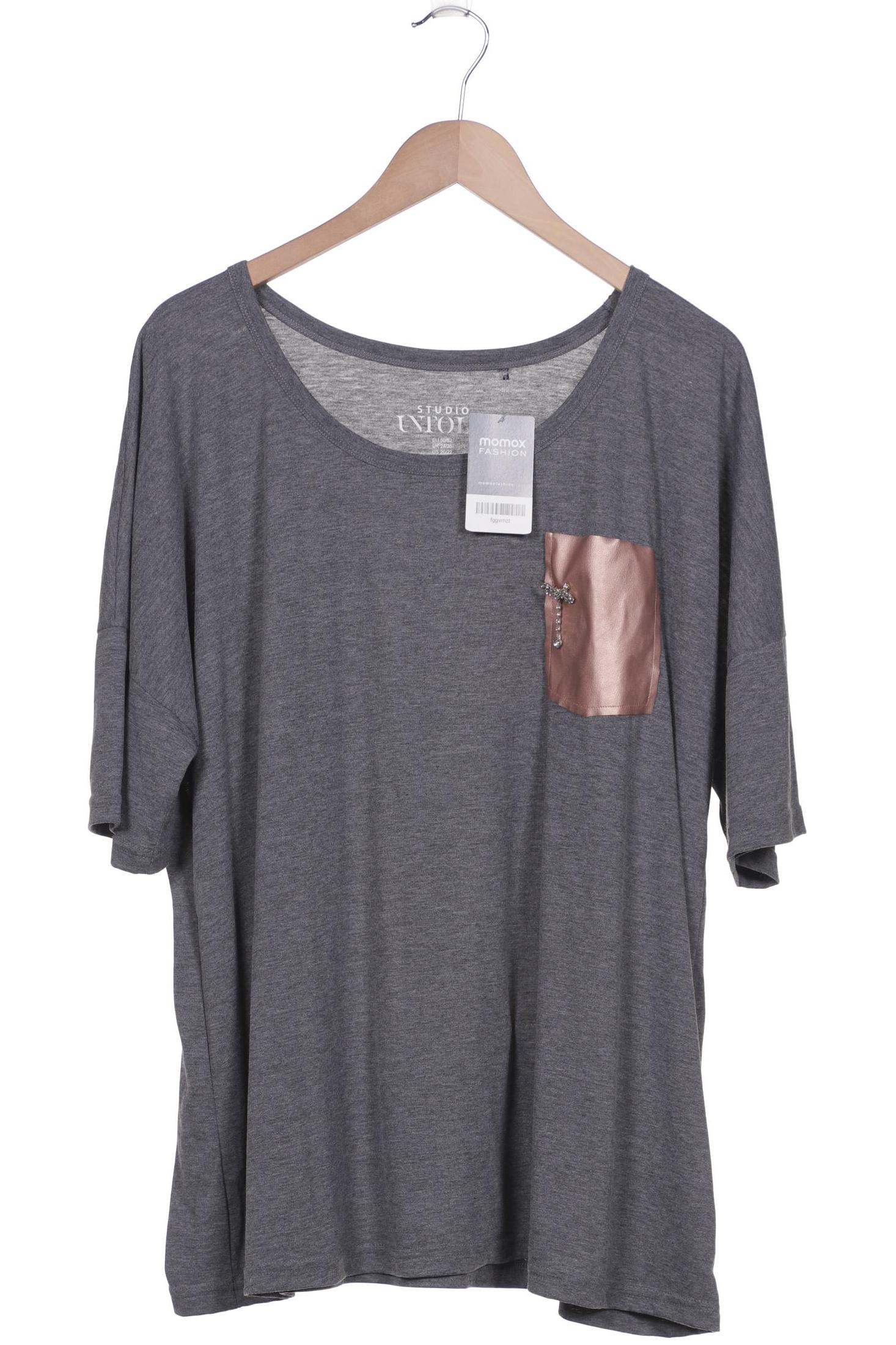

Selection by Ulla Popken Damen T-Shirt, grau, Gr. 50