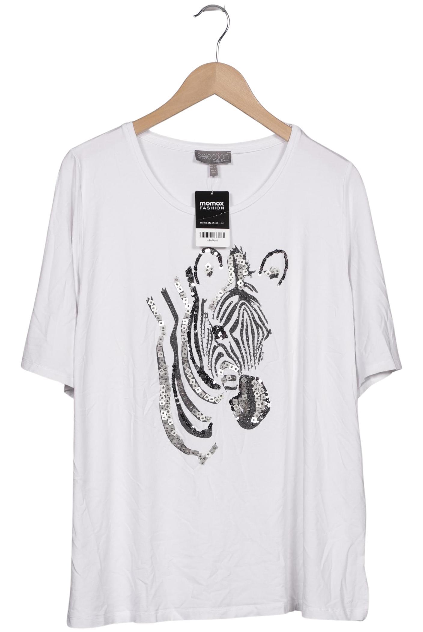 

Selection by Ulla Popken Damen T-Shirt, weiß, Gr. 46