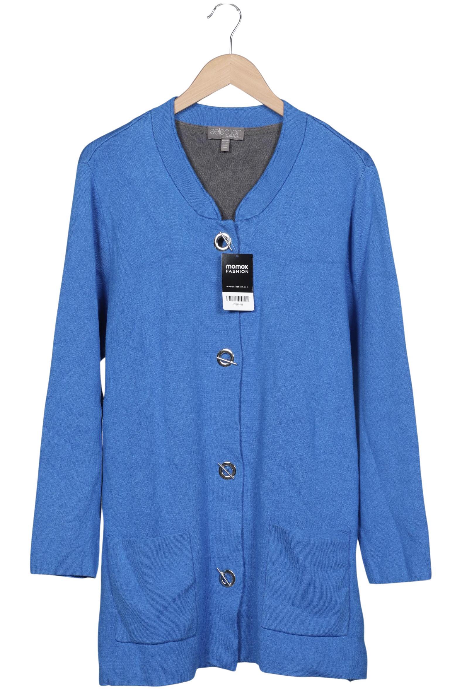 

Selection by Ulla Popken Damen Strickjacke, blau, Gr. 46