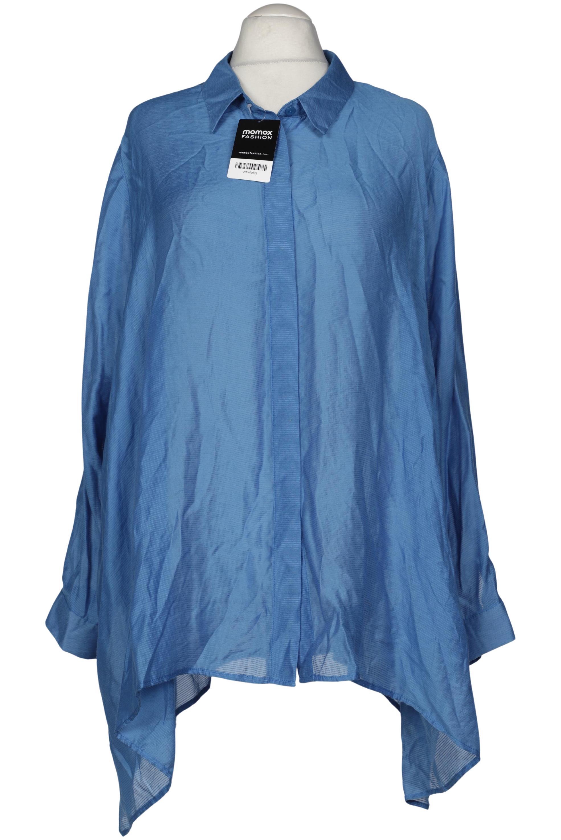

Selection by Ulla Popken Damen Bluse, blau, Gr. 54