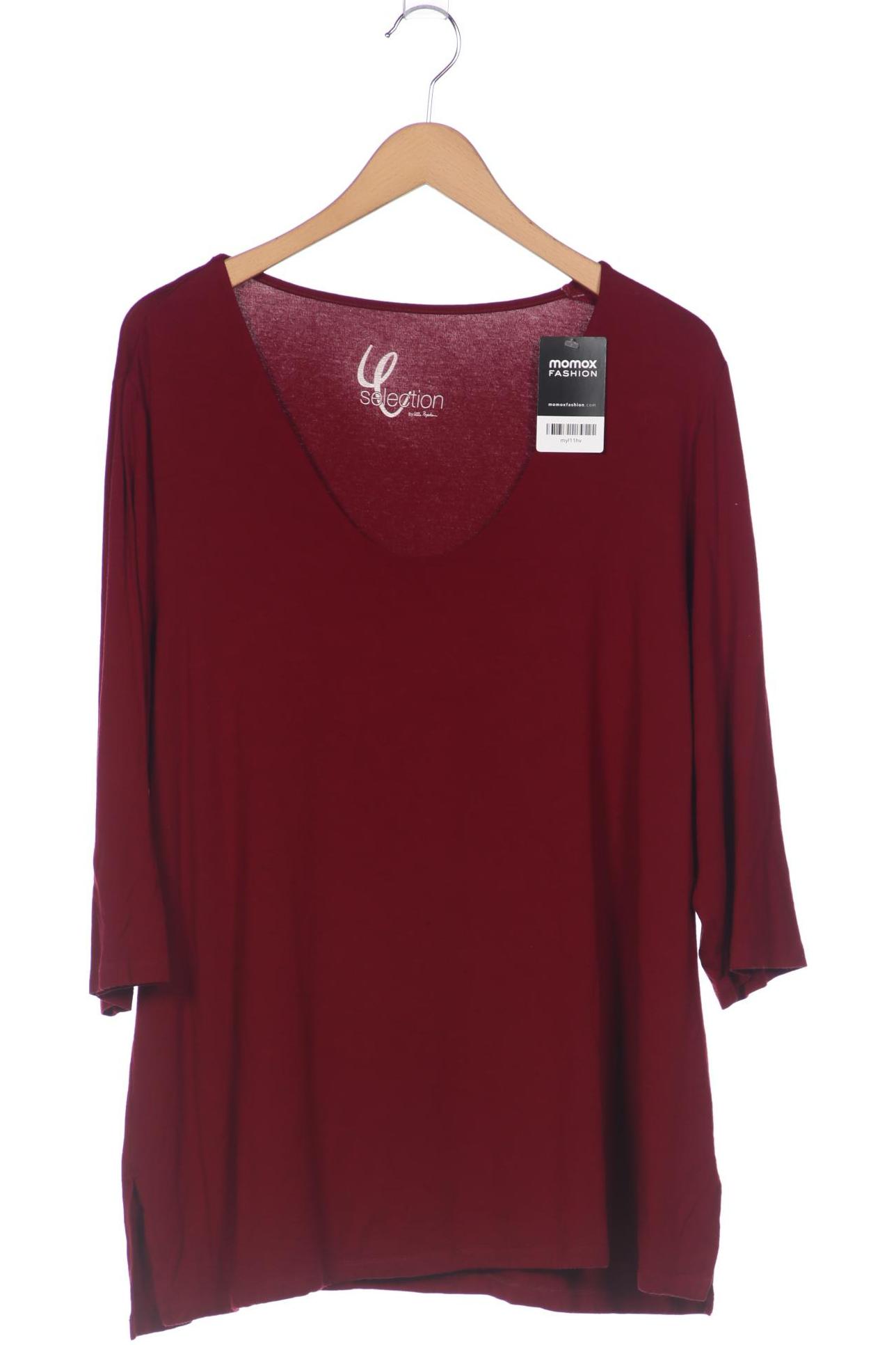 

Selection by Ulla Popken Damen Langarmshirt, bordeaux, Gr. 50