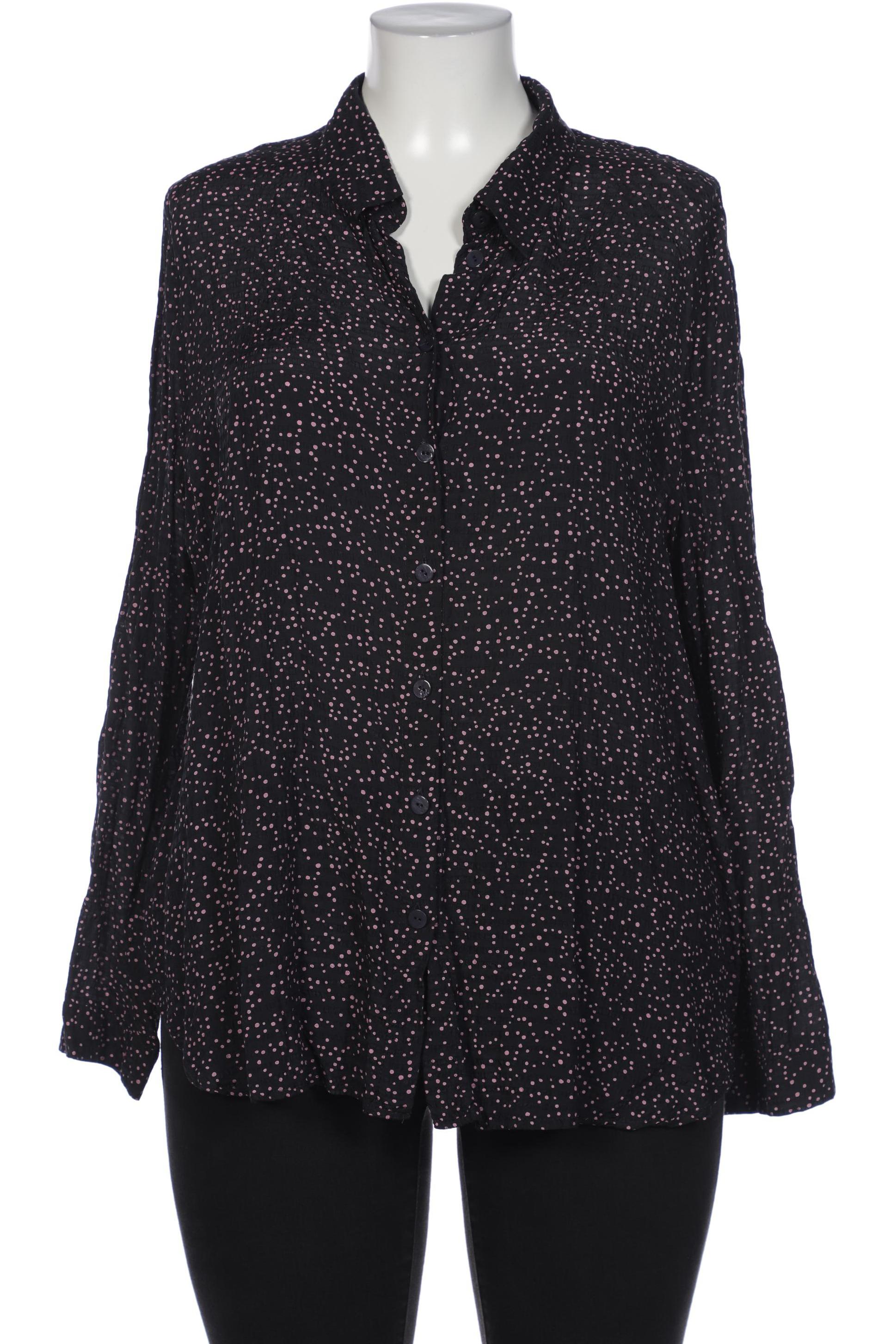 

Selection by Ulla Popken Damen Bluse, marineblau, Gr. 46