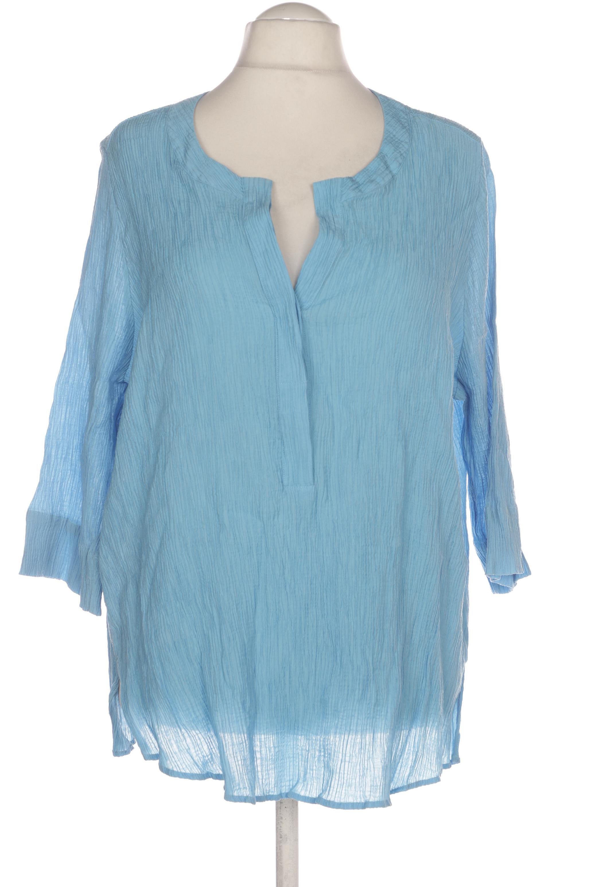 

Selection by Ulla Popken Damen Bluse, blau, Gr. 54
