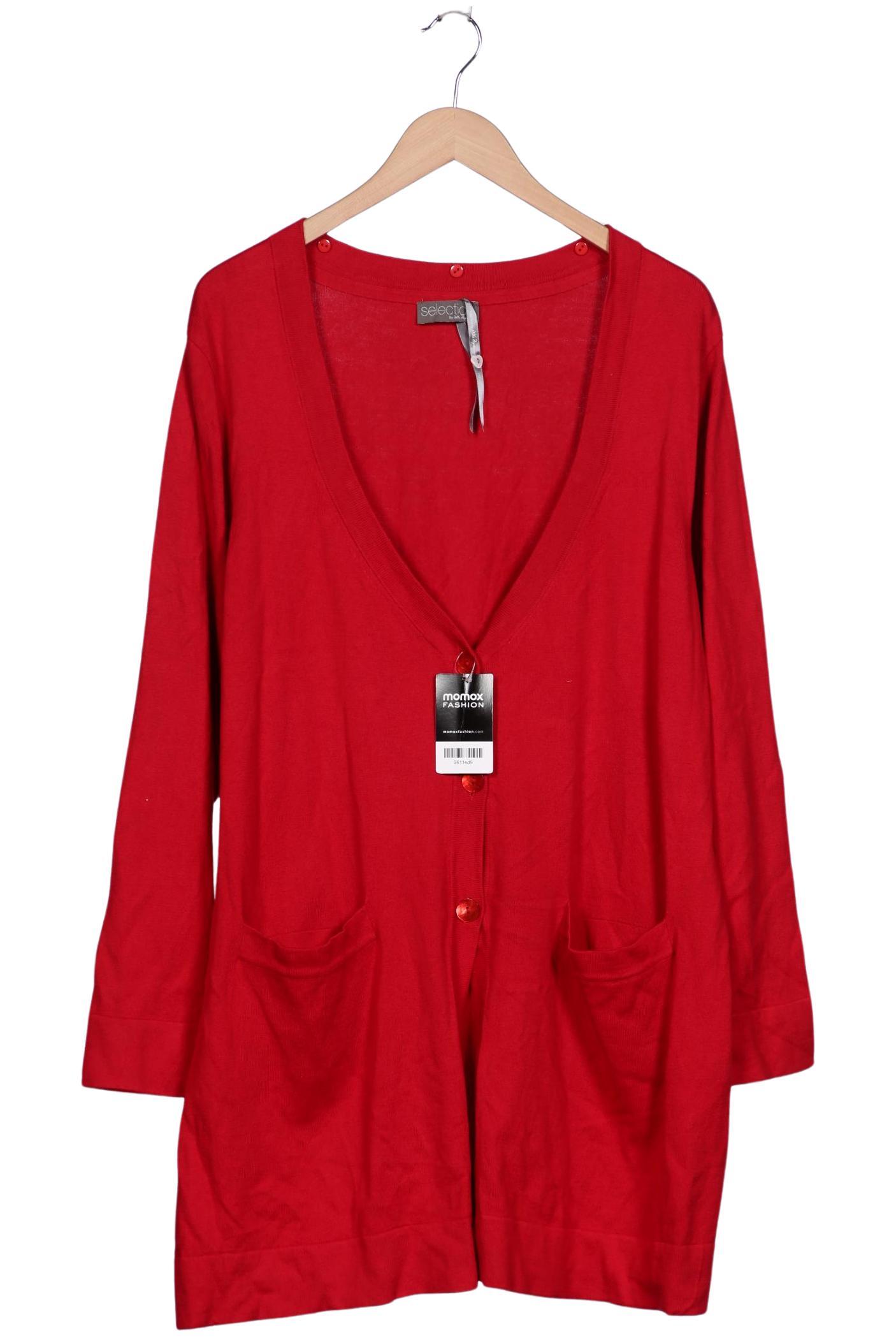 

Selection by Ulla Popken Damen Strickjacke, rot, Gr. 50