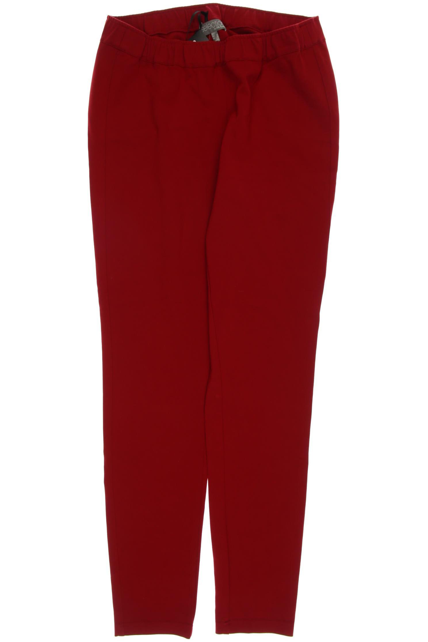 

Selection by Ulla Popken Damen Stoffhose, rot, Gr. 42