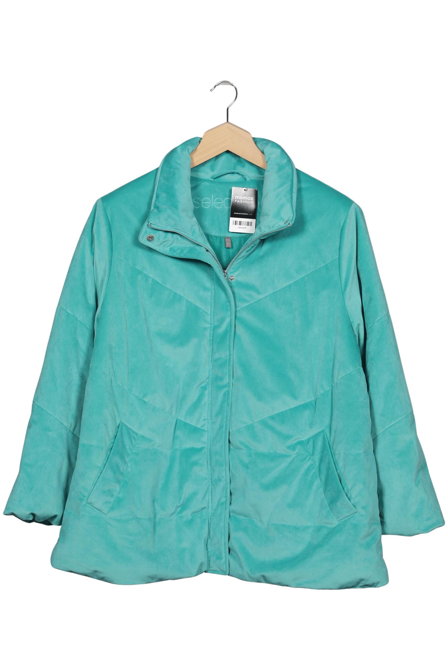 

Selection by Ulla Popken Damen Jacke, türkis, Gr. 50