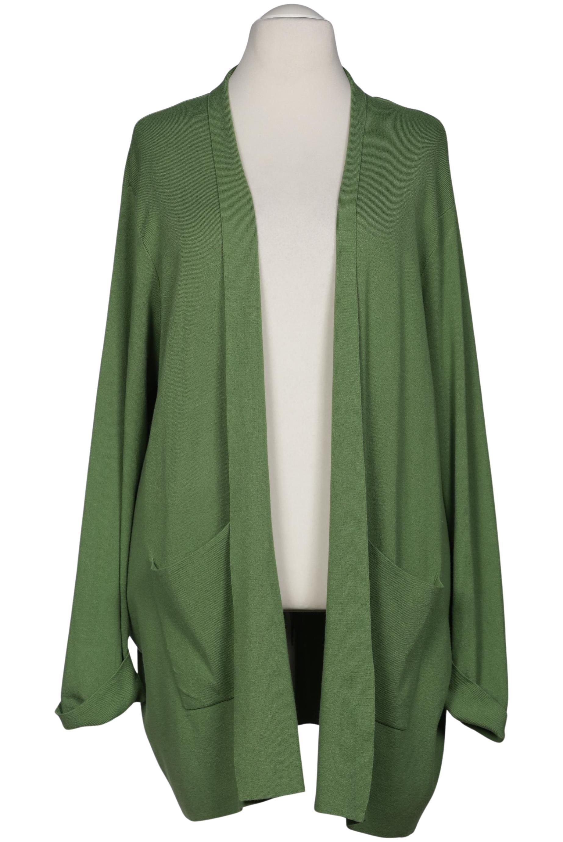 

Selection by Ulla Popken Damen Strickjacke, grün, Gr. 58