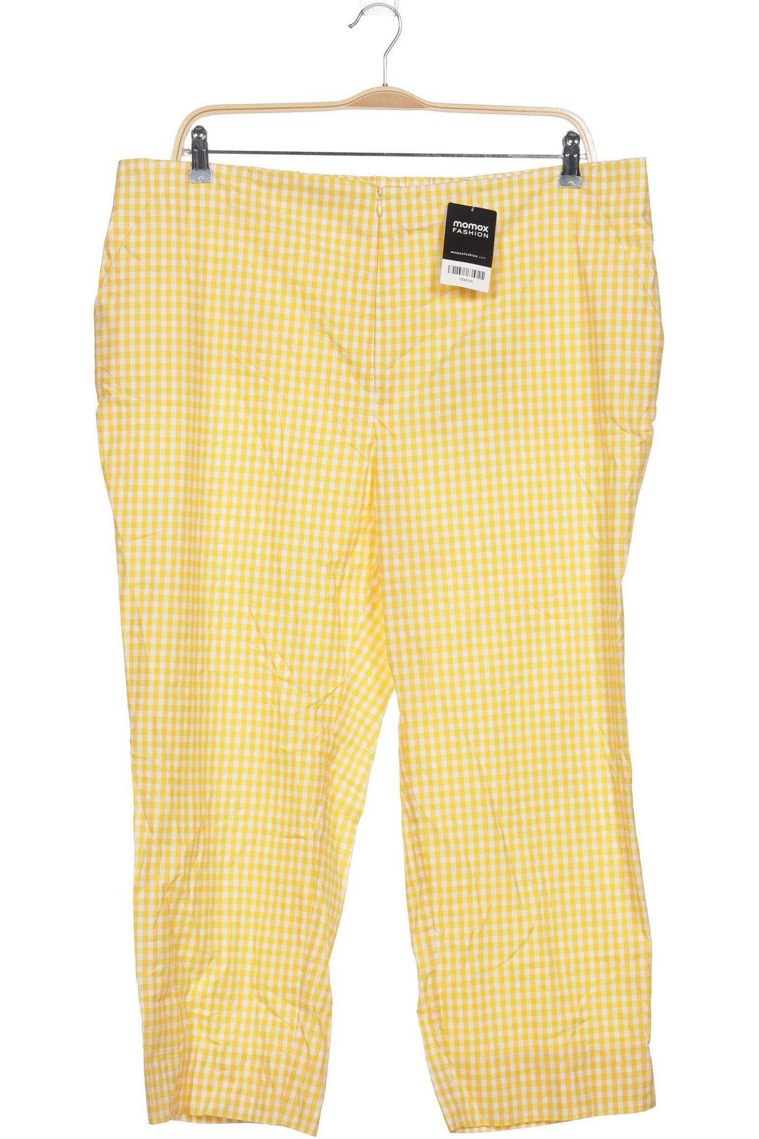 

Selection by Ulla Popken Damen Stoffhose, gelb, Gr. 50