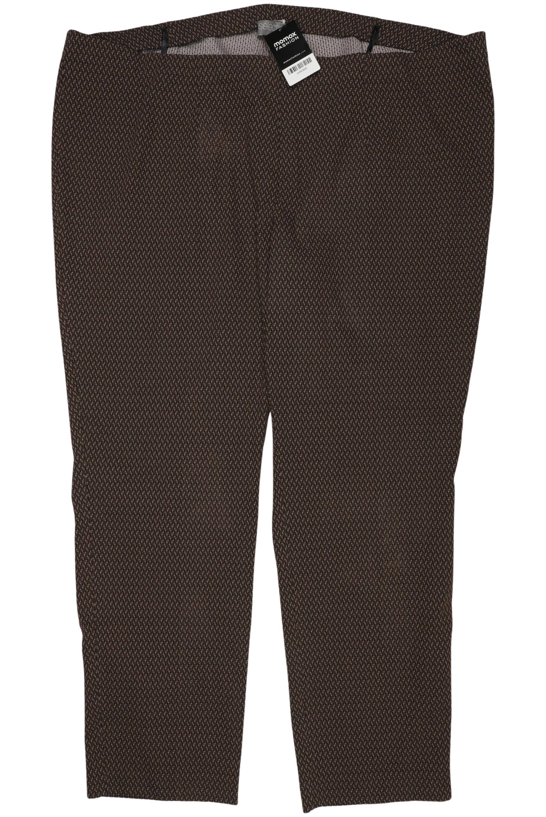 

Selection by Ulla Popken Damen Stoffhose, braun, Gr. 56
