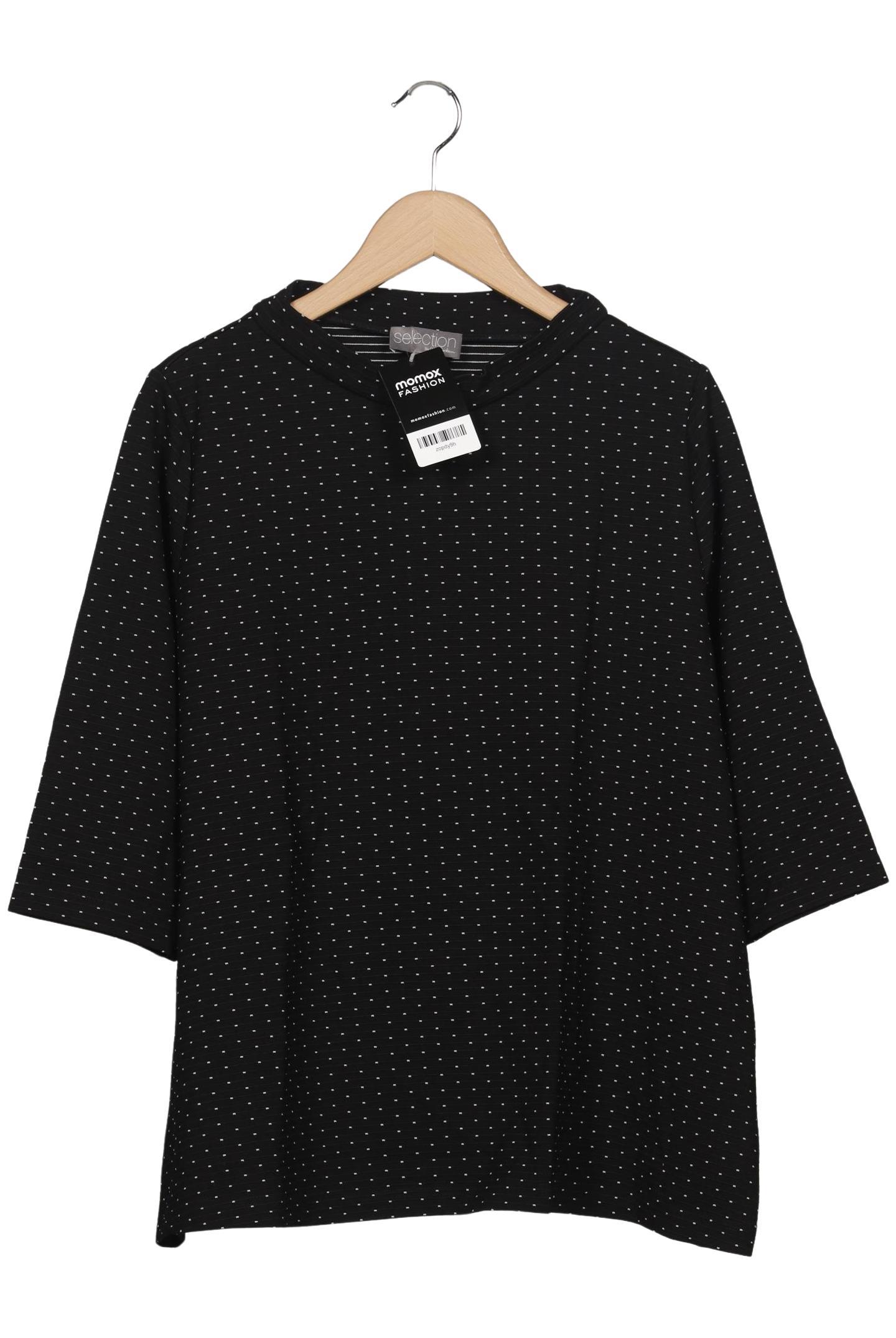 

Selection by Ulla Popken Damen Sweatshirt, schwarz, Gr. 50