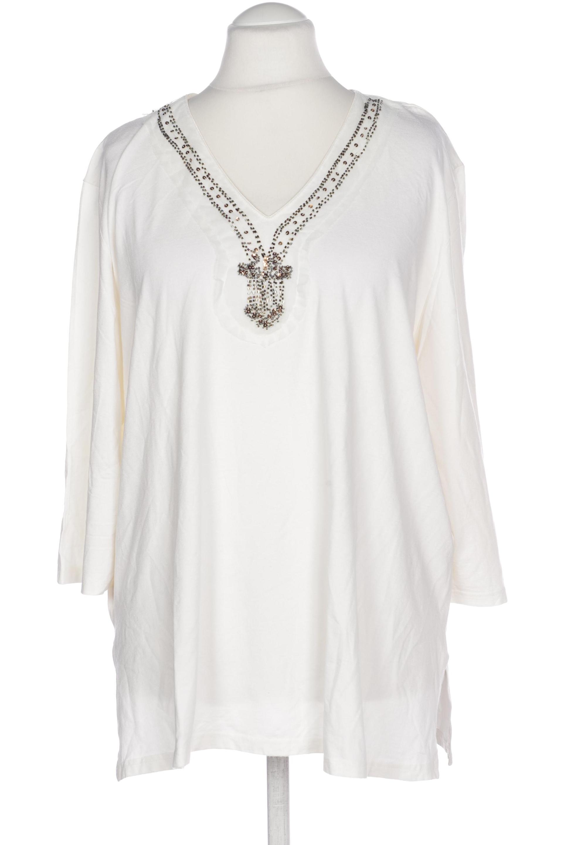 

Selection by Ulla Popken Damen Bluse, cremeweiß, Gr. 52