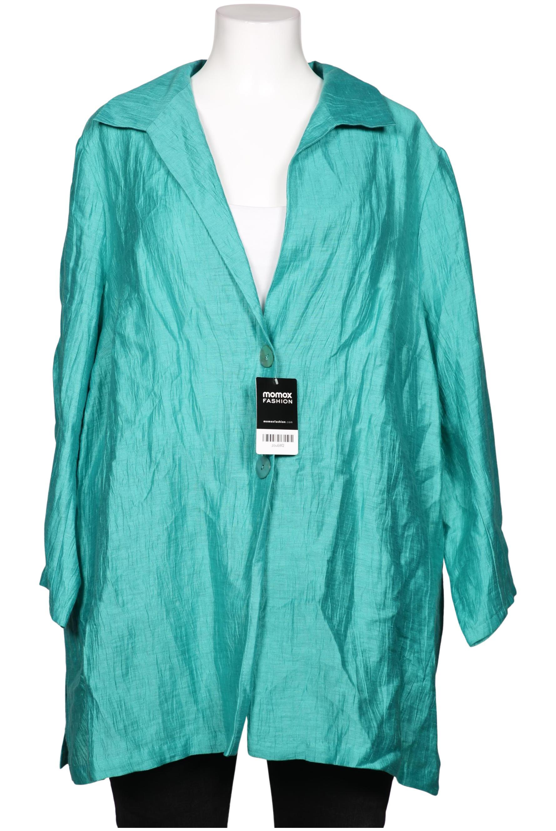

Selection by Ulla Popken Damen Blazer, türkis, Gr. 50