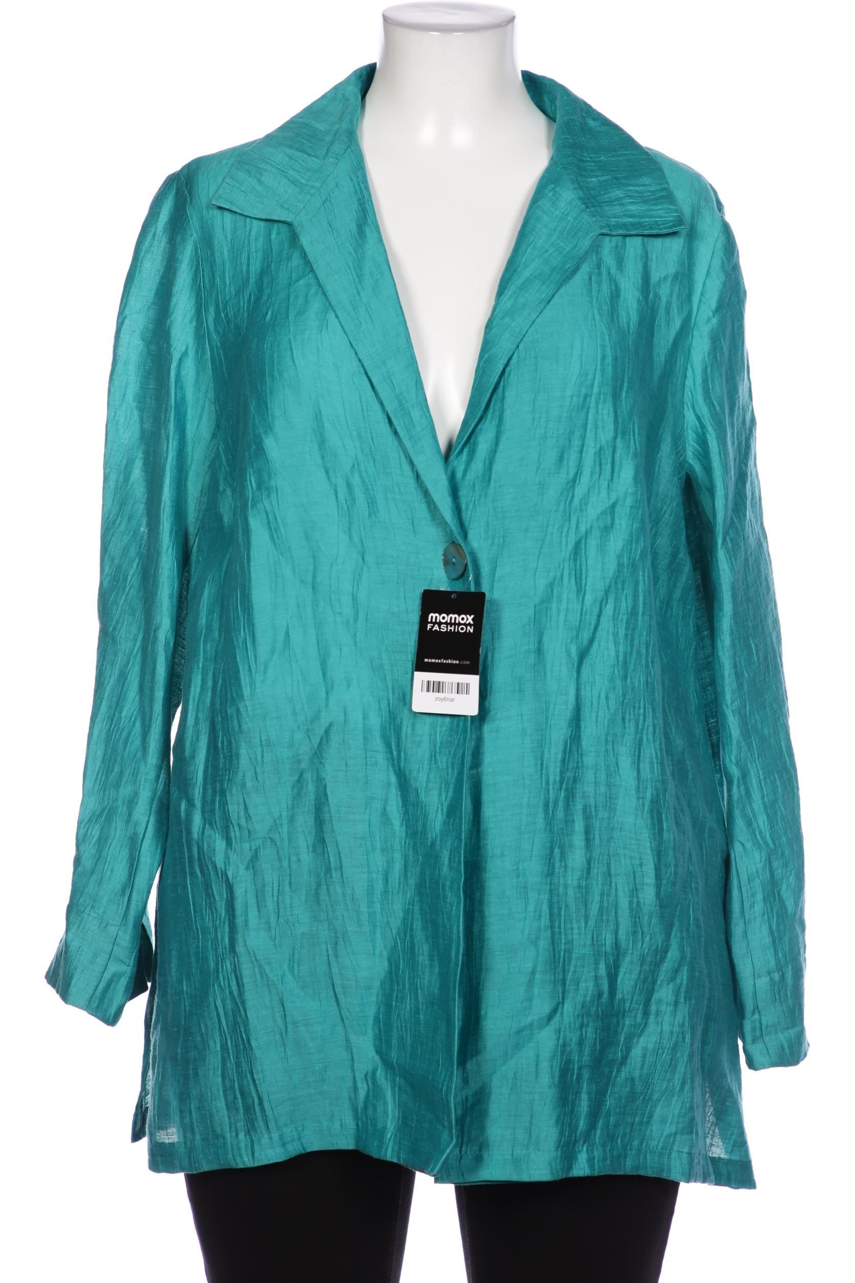 

Selection by Ulla Popken Damen Blazer, türkis, Gr. 42