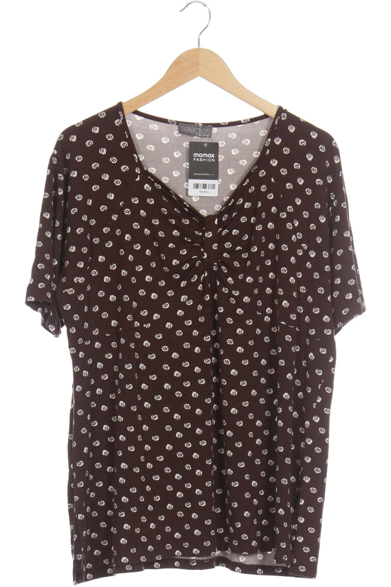

Selection by Ulla Popken Damen T-Shirt, braun, Gr. 50