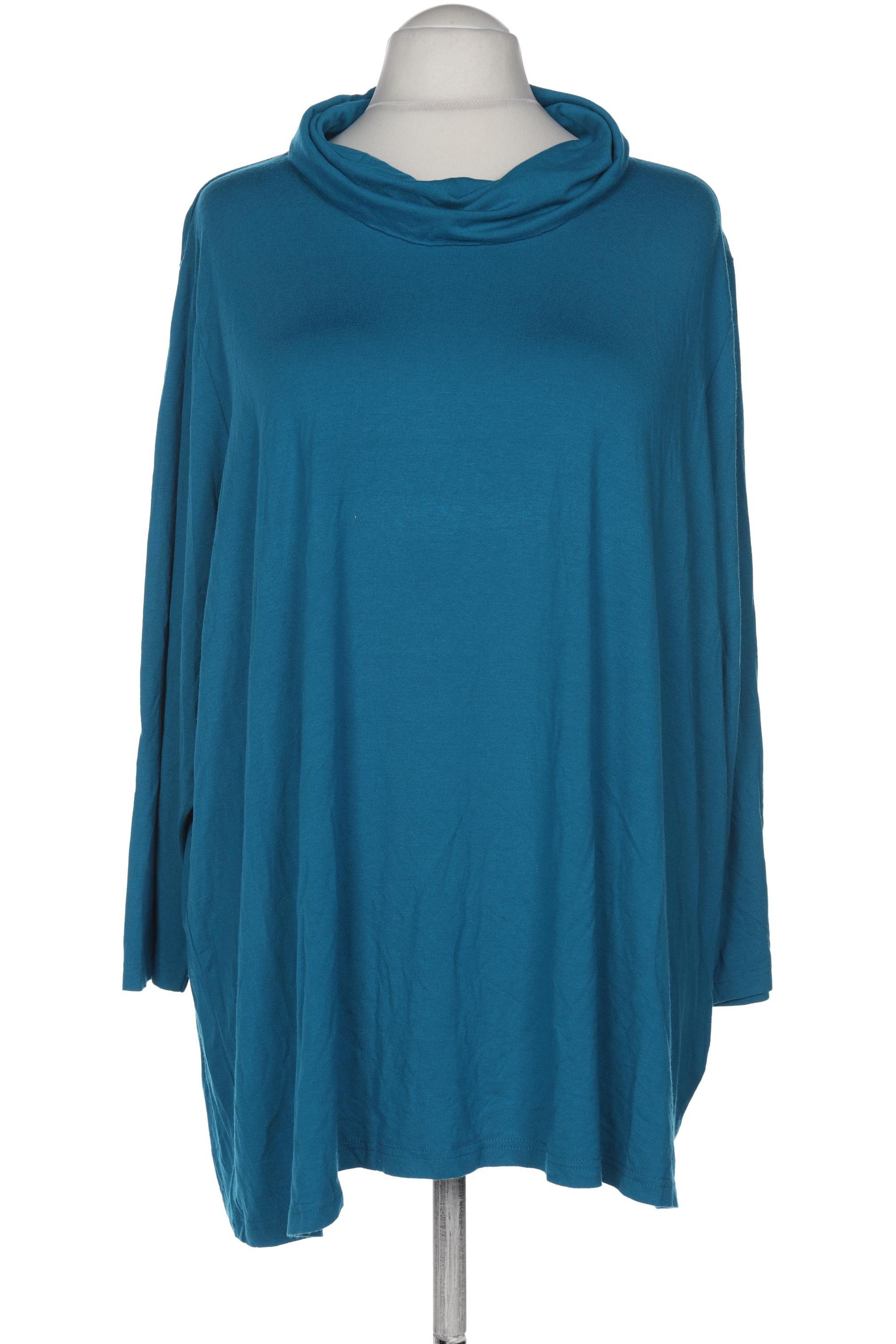 

Selection by Ulla Popken Damen Langarmshirt, blau, Gr. 54