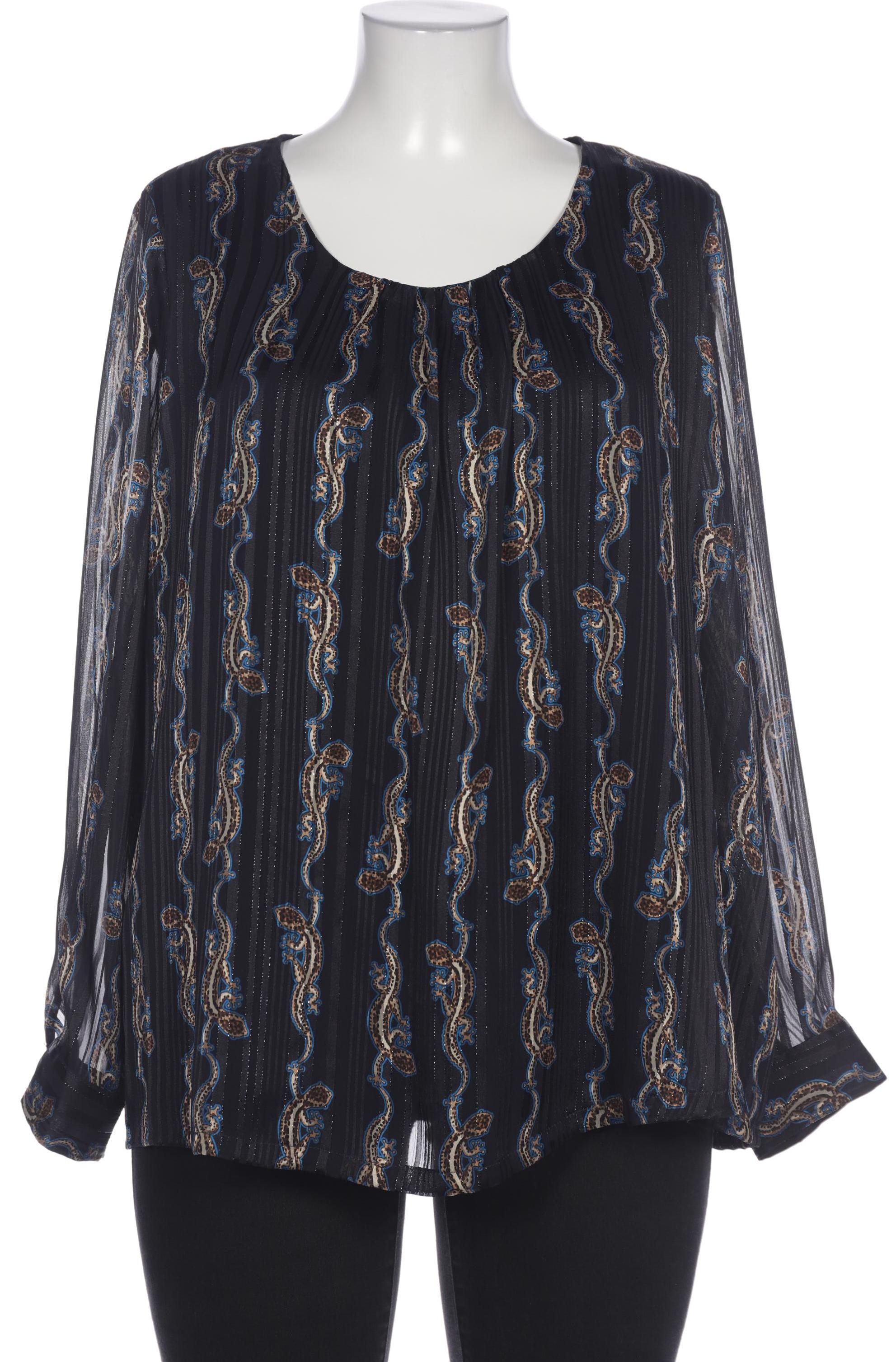 

Selection by Ulla Popken Damen Bluse, marineblau, Gr. 46
