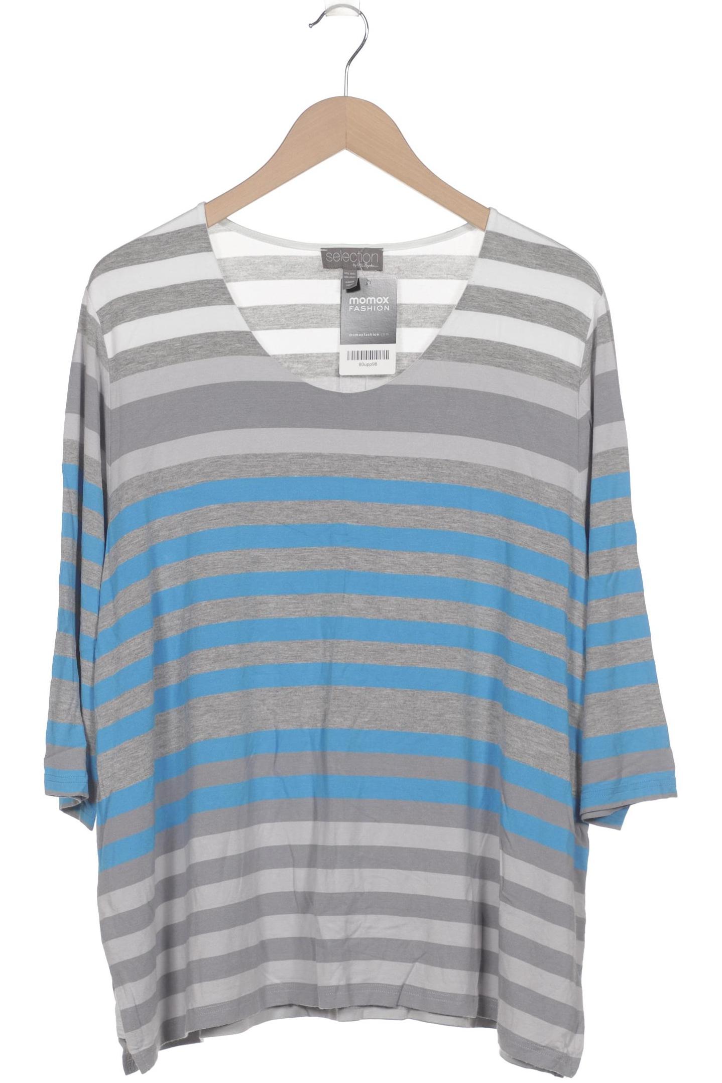 

Selection by Ulla Popken Damen Langarmshirt, grau, Gr. 50