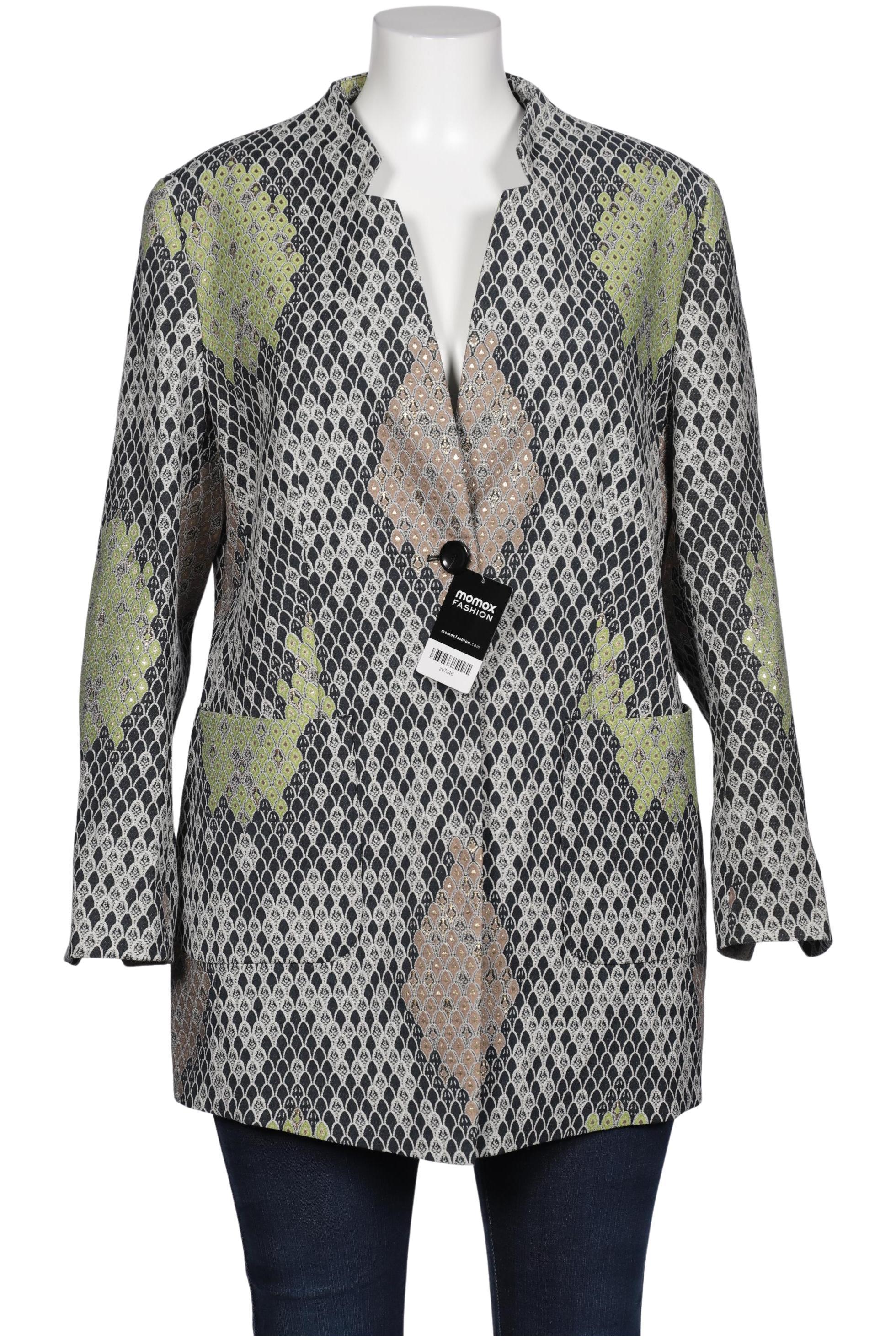 

Selection by Ulla Popken Damen Blazer, mehrfarbig, Gr. 46
