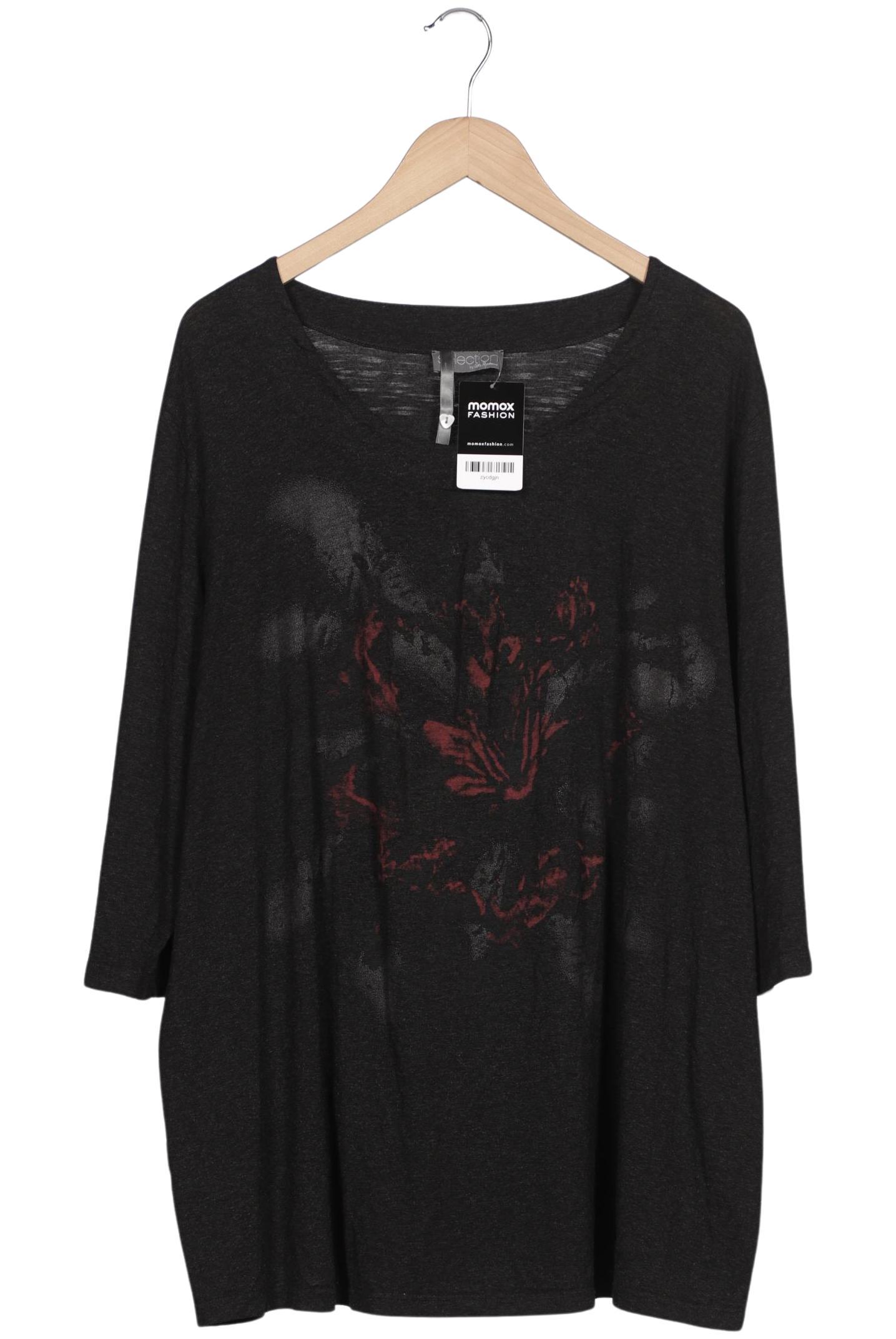 

Selection by Ulla Popken Damen T-Shirt, schwarz, Gr. 54