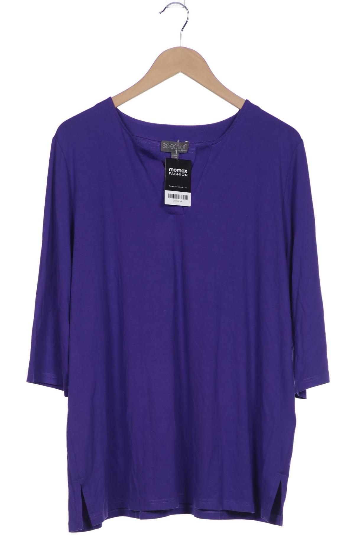 

Selection by Ulla Popken Damen Langarmshirt, flieder, Gr. 46