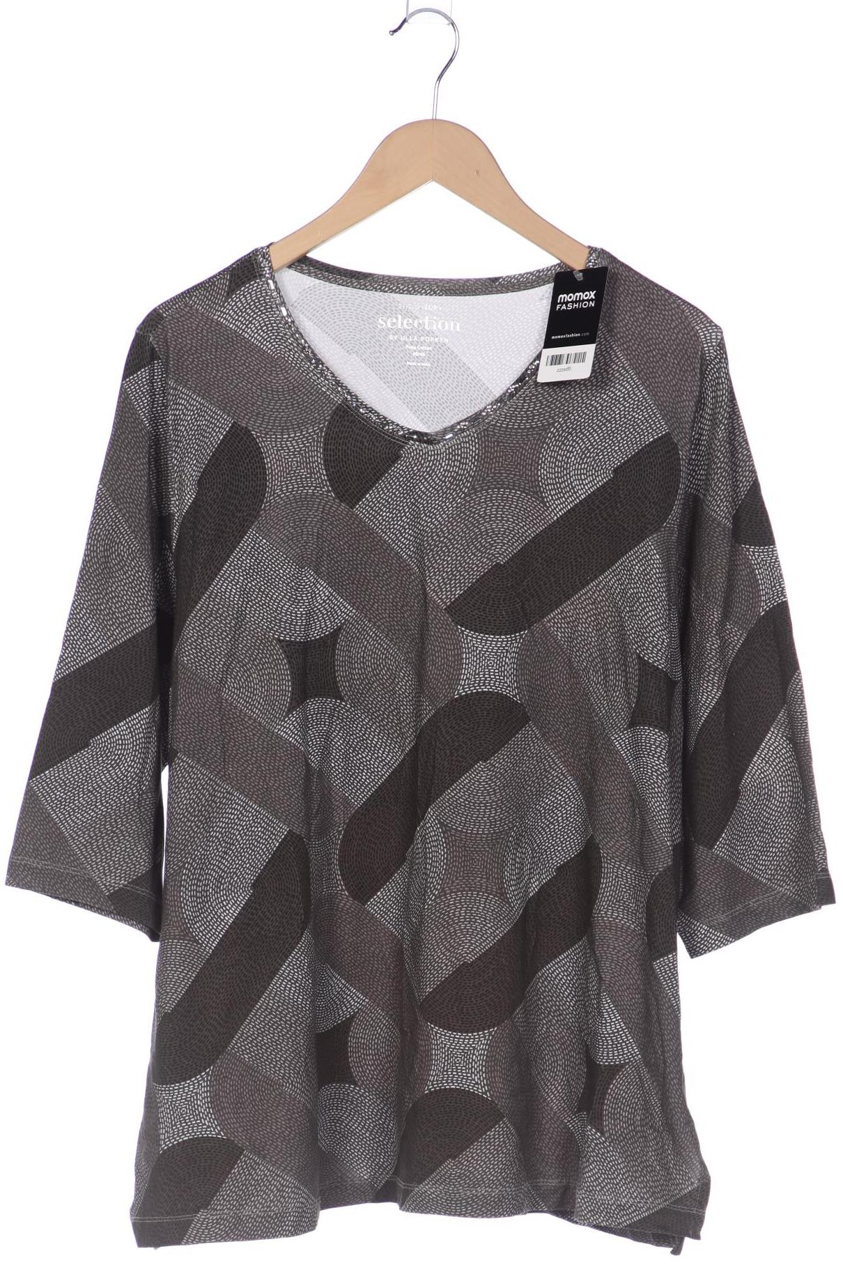 

Selection by Ulla Popken Damen Langarmshirt, grau, Gr. 46