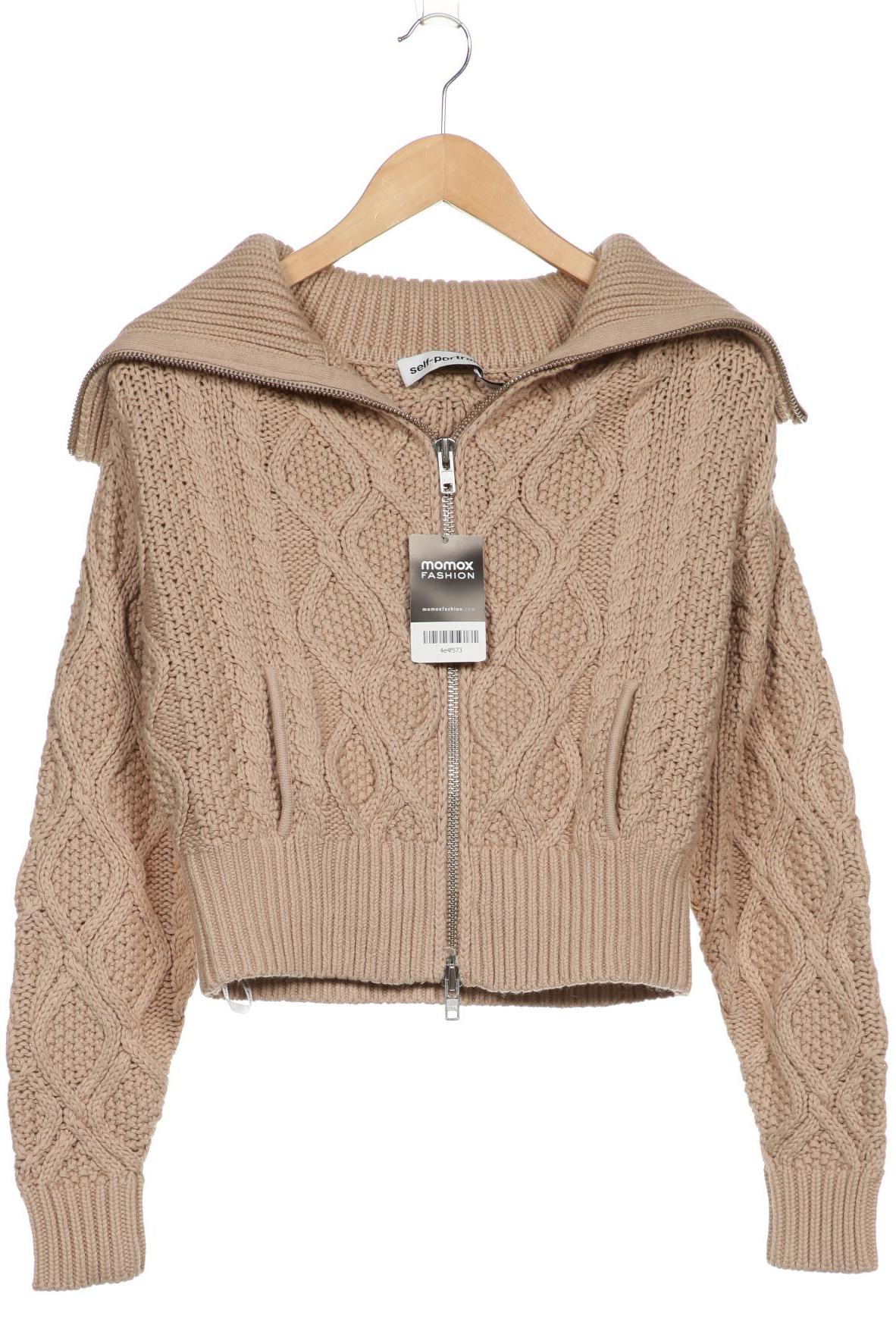 

self-portrait Damen Strickjacke, beige, Gr. 36