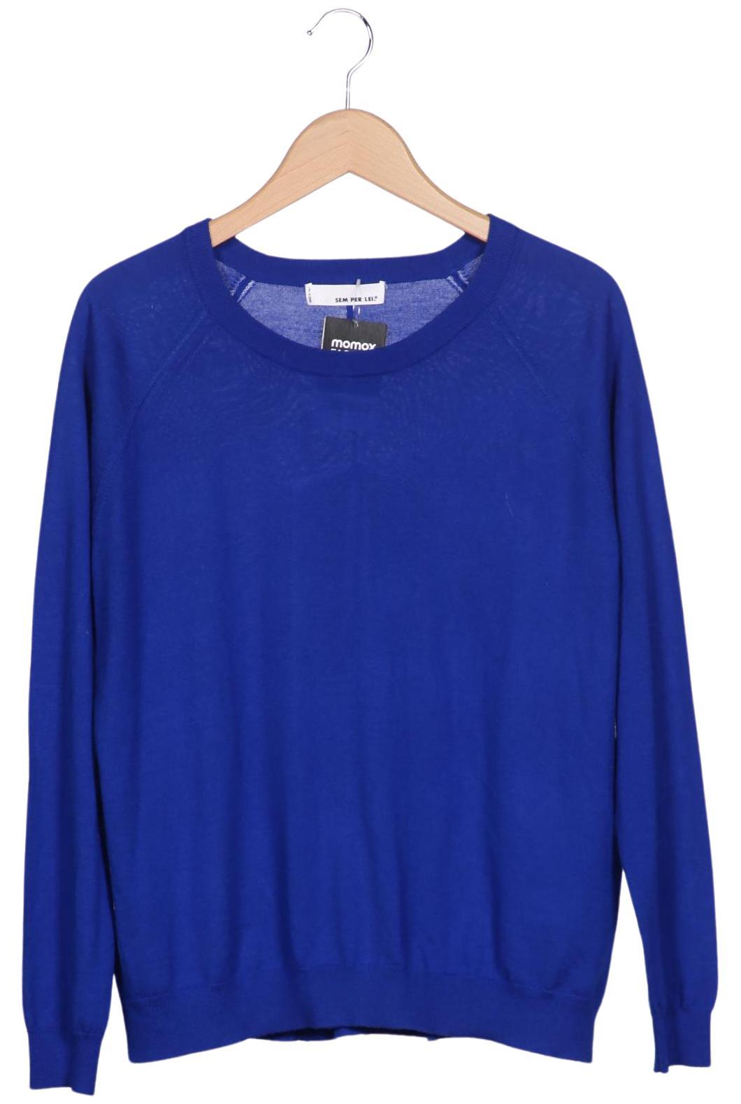 

SEM PER LEI Damen Pullover, blau, Gr. 36