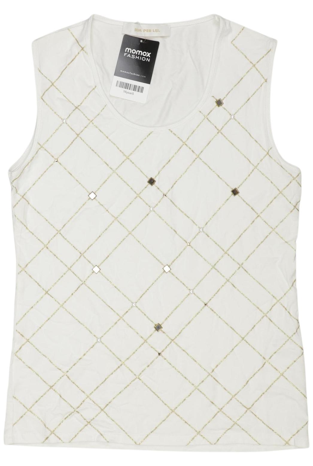 

SEM PER LEI Damen Top, weiß, Gr. 38