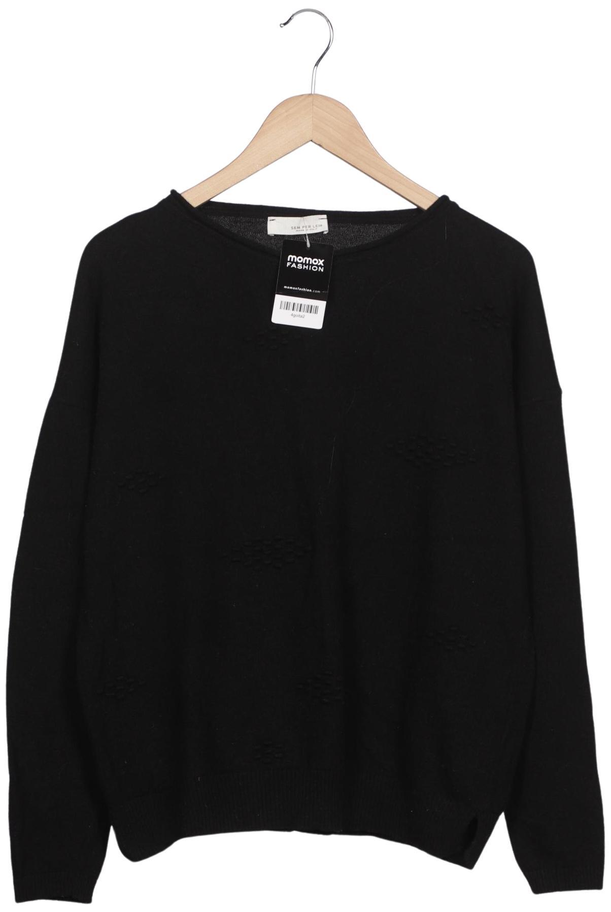 

SEM PER LEI Damen Pullover, schwarz, Gr. 44