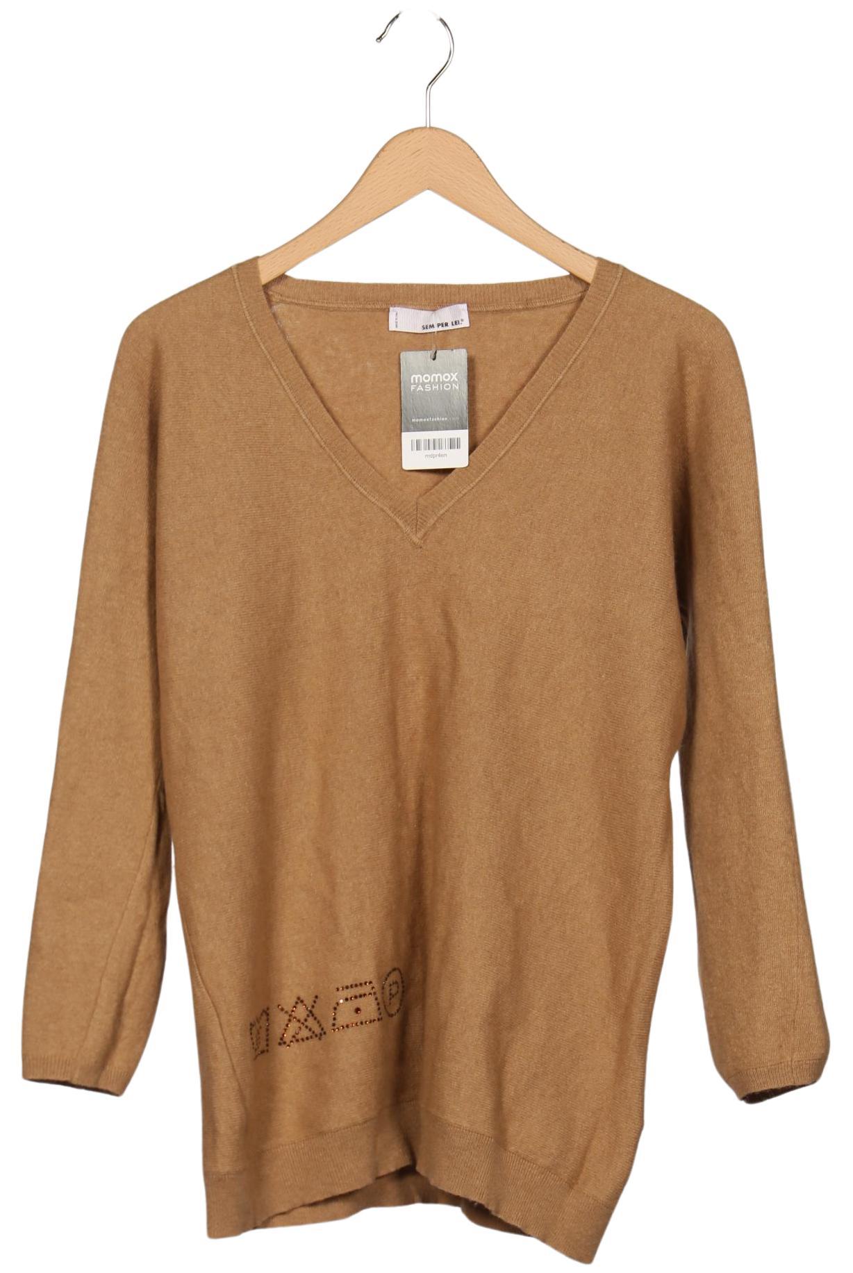 

SEM PER LEI Damen Pullover, braun, Gr. 44