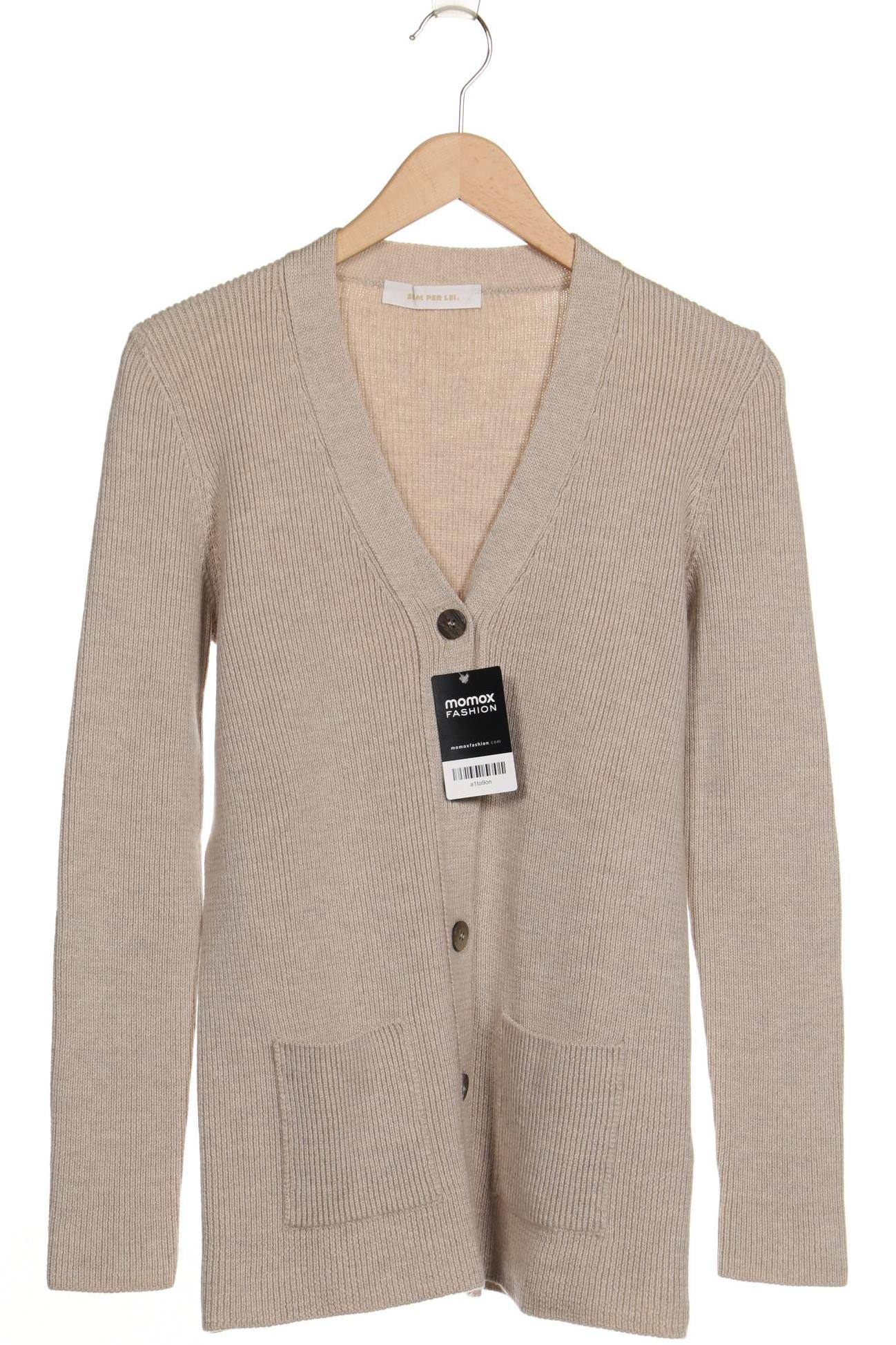 

SEM PER LEI Damen Strickjacke, beige, Gr. 42
