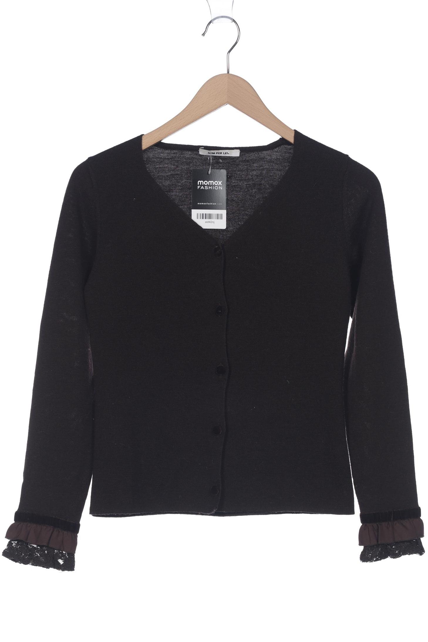 

SEM PER LEI Damen Strickjacke, braun, Gr. 36